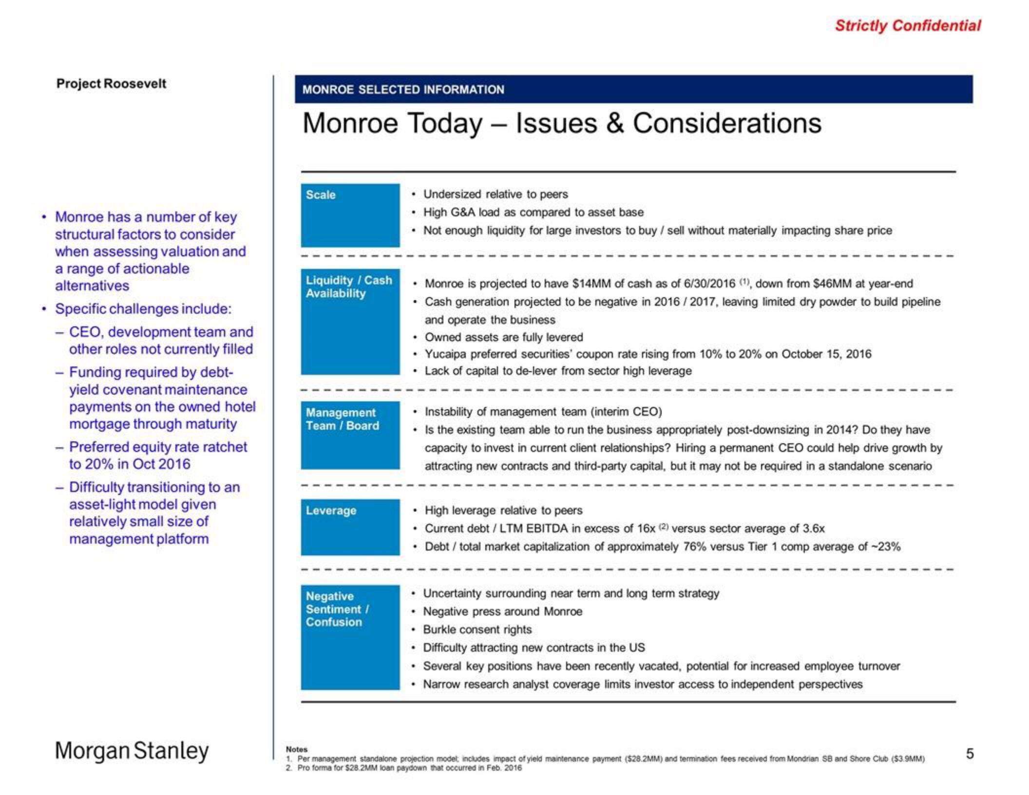 Morgan Stanley Investment Banking Pitch Book slide image #5