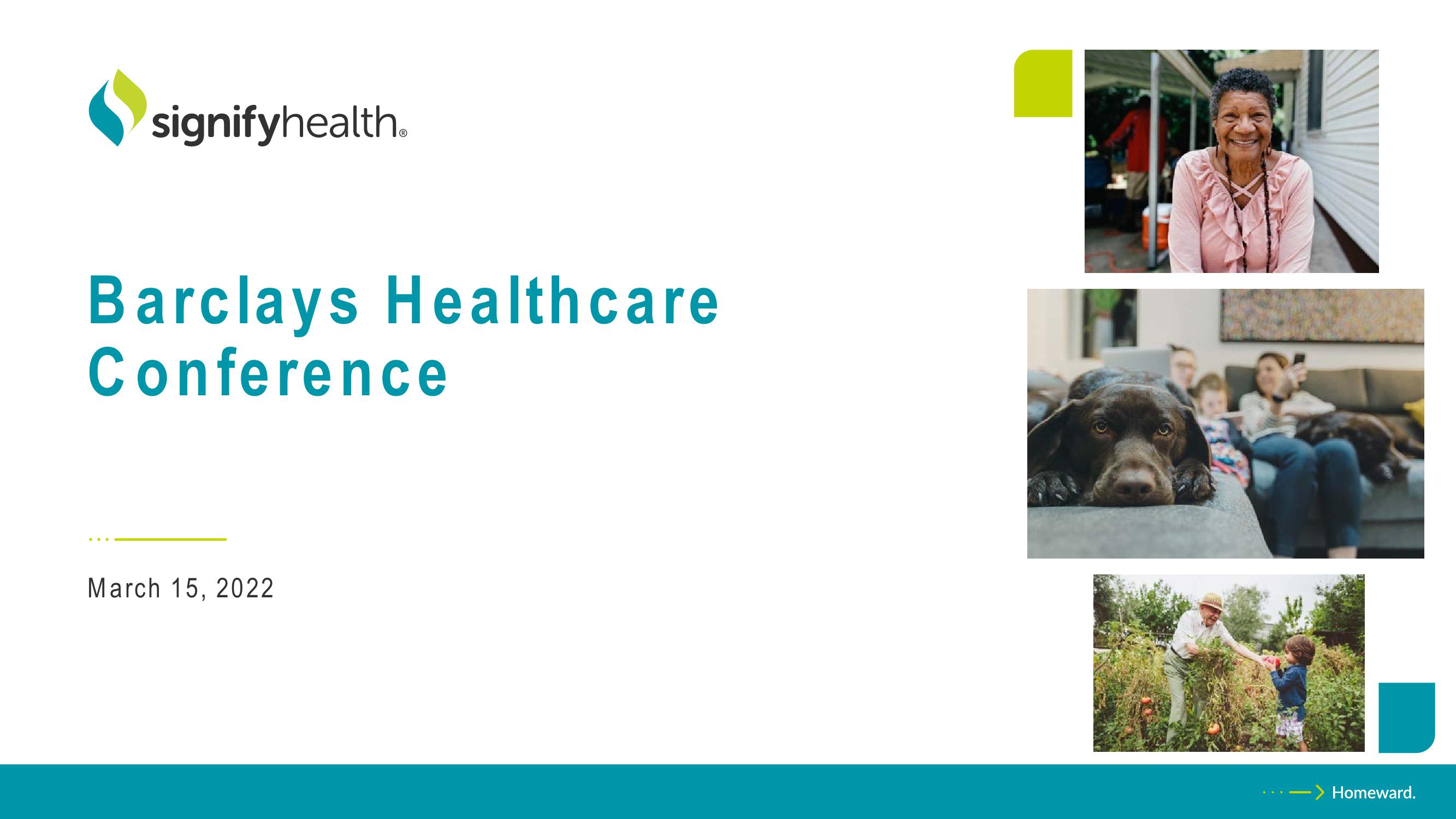 Signify Health Investor Conference Presentation Deck image