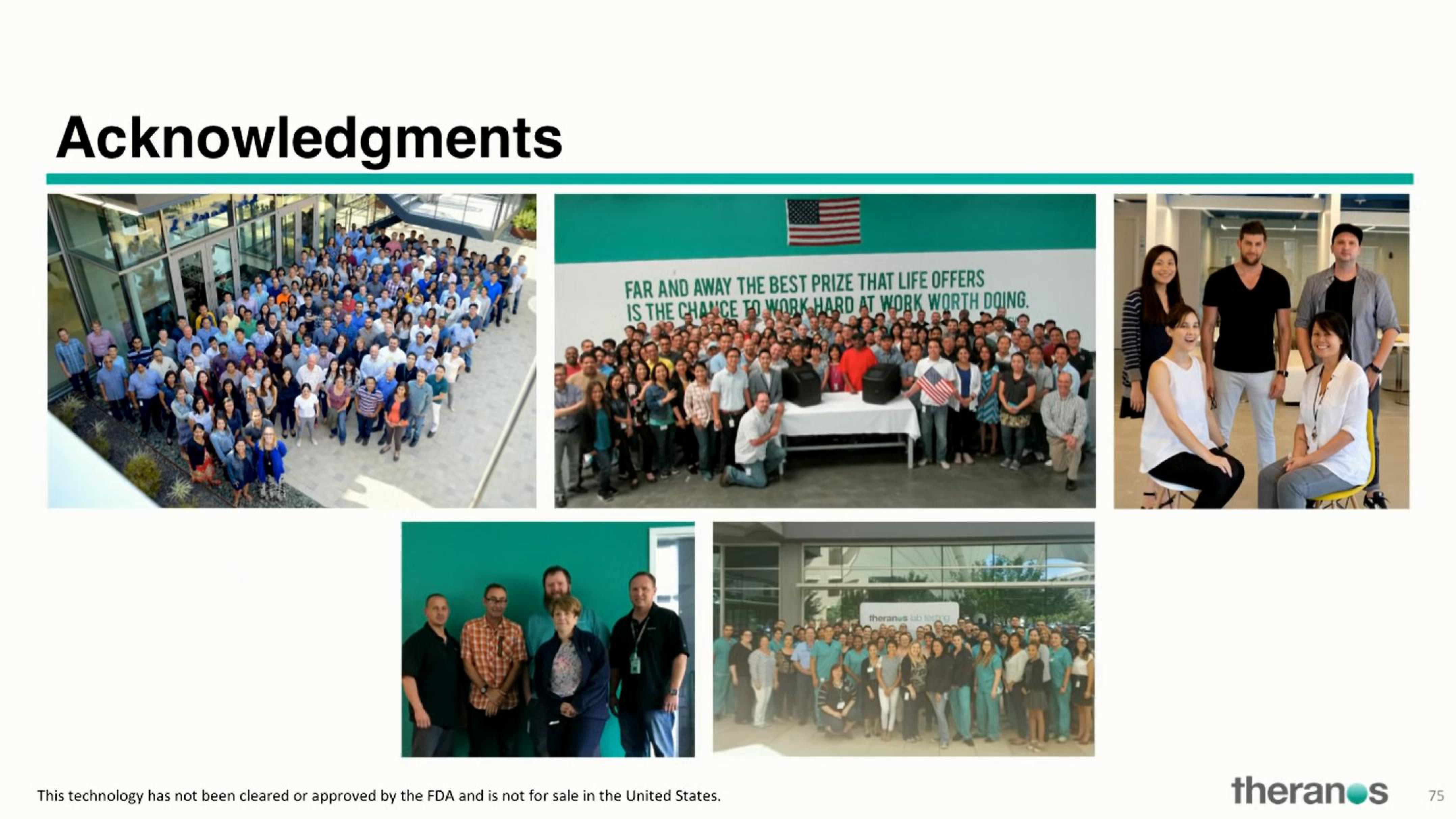 Theranos Investor Conference Presentation Deck slide image #88