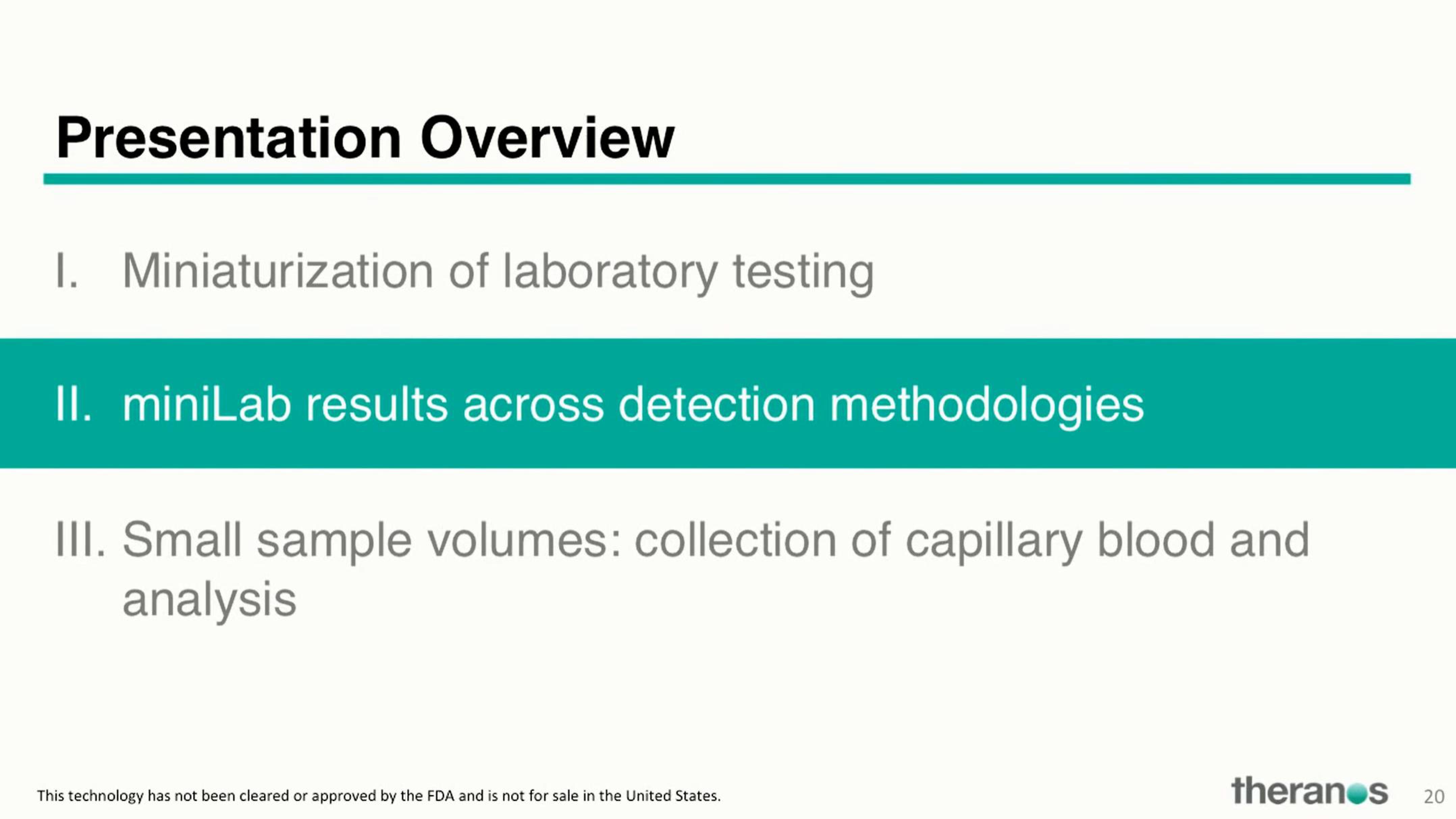 Theranos Investor Conference Presentation Deck slide image #31