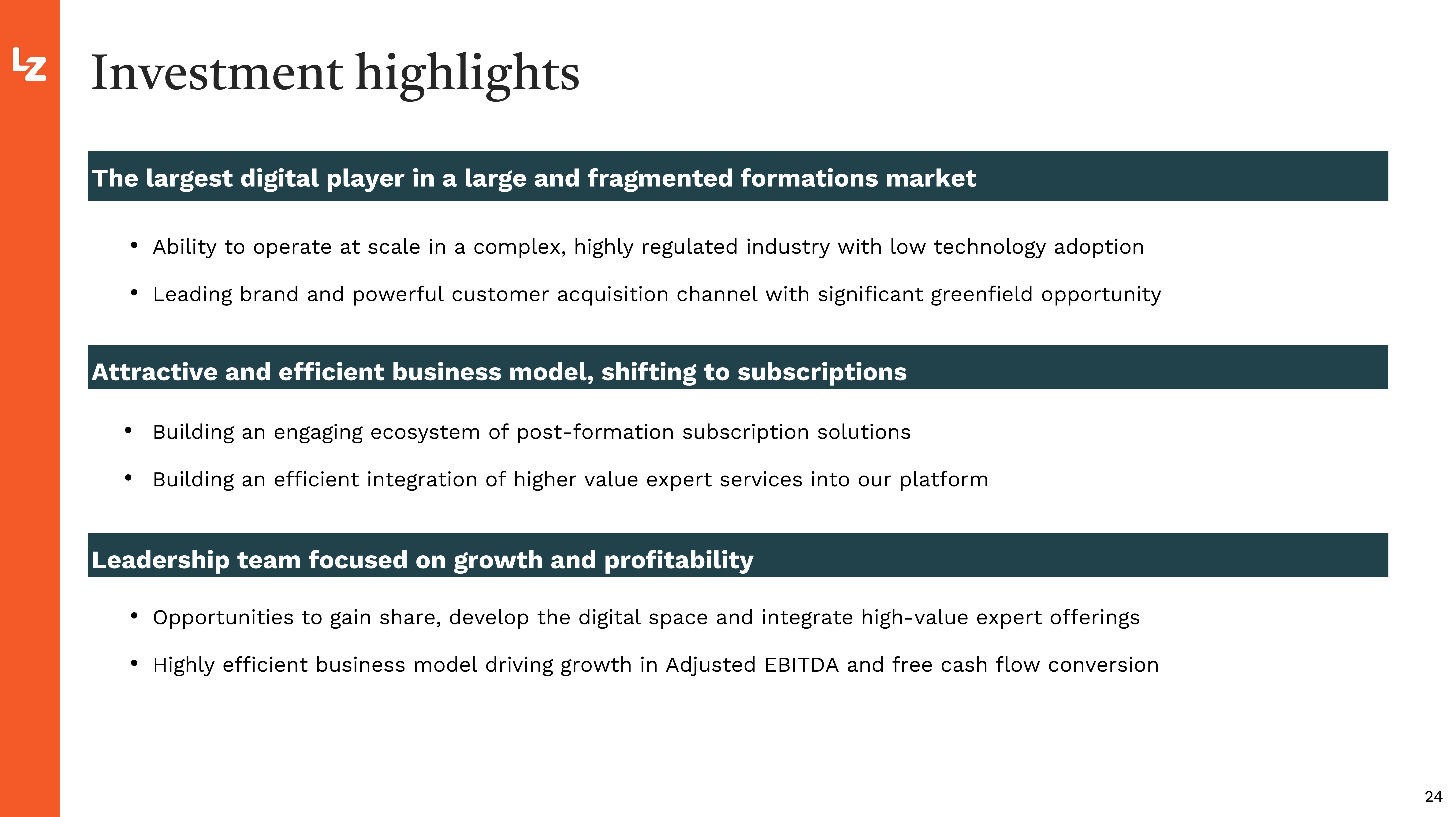 LegalZoom.com Investor Presentation Deck slide image #24