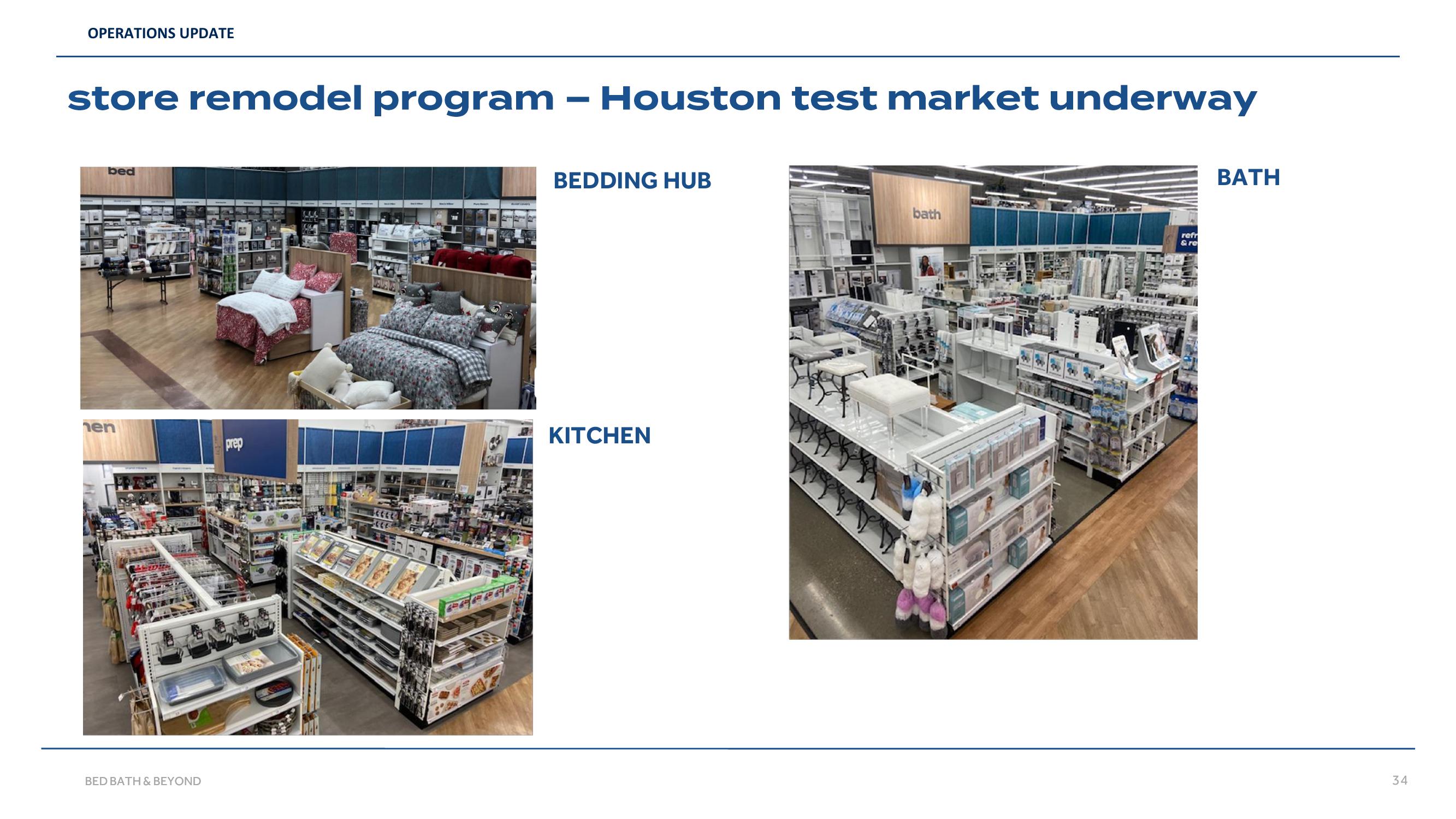 Bed Bath & Beyond Results Presentation Deck slide image #34