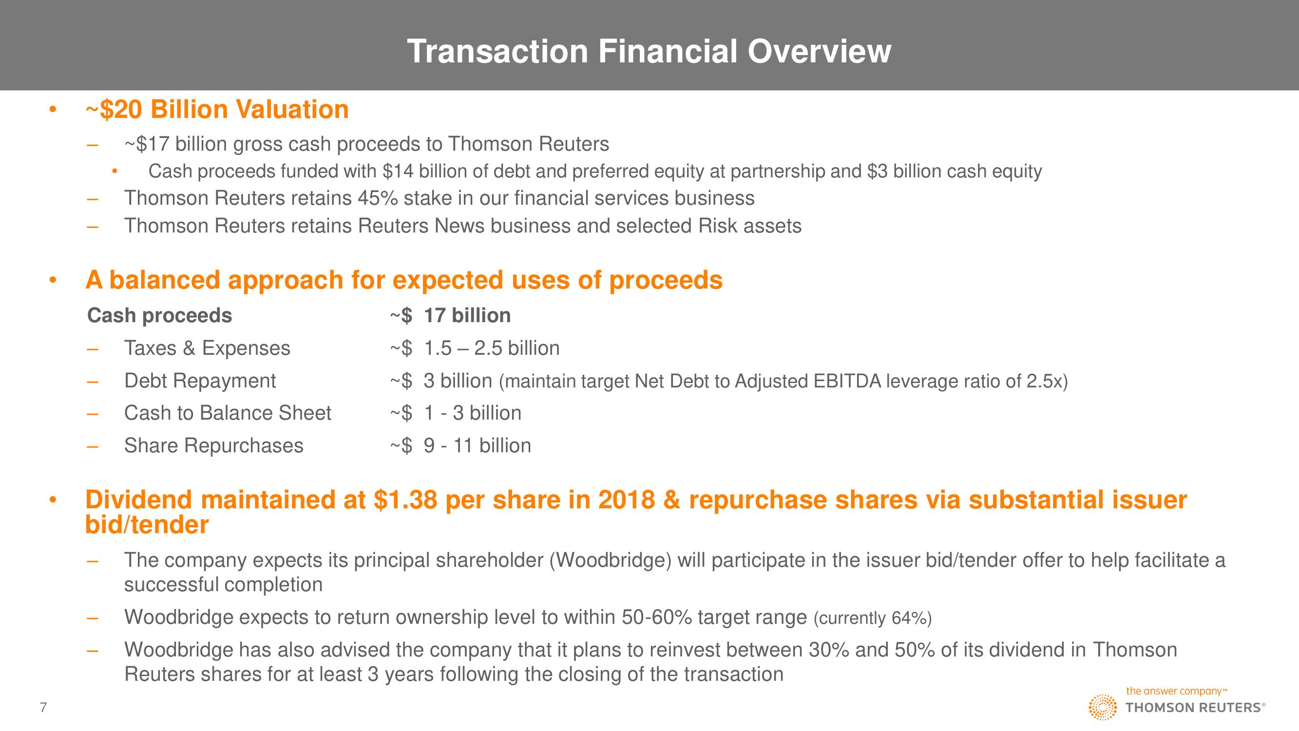 Thomson Reuters Mergers and Acquisitions Presentation Deck slide image #7