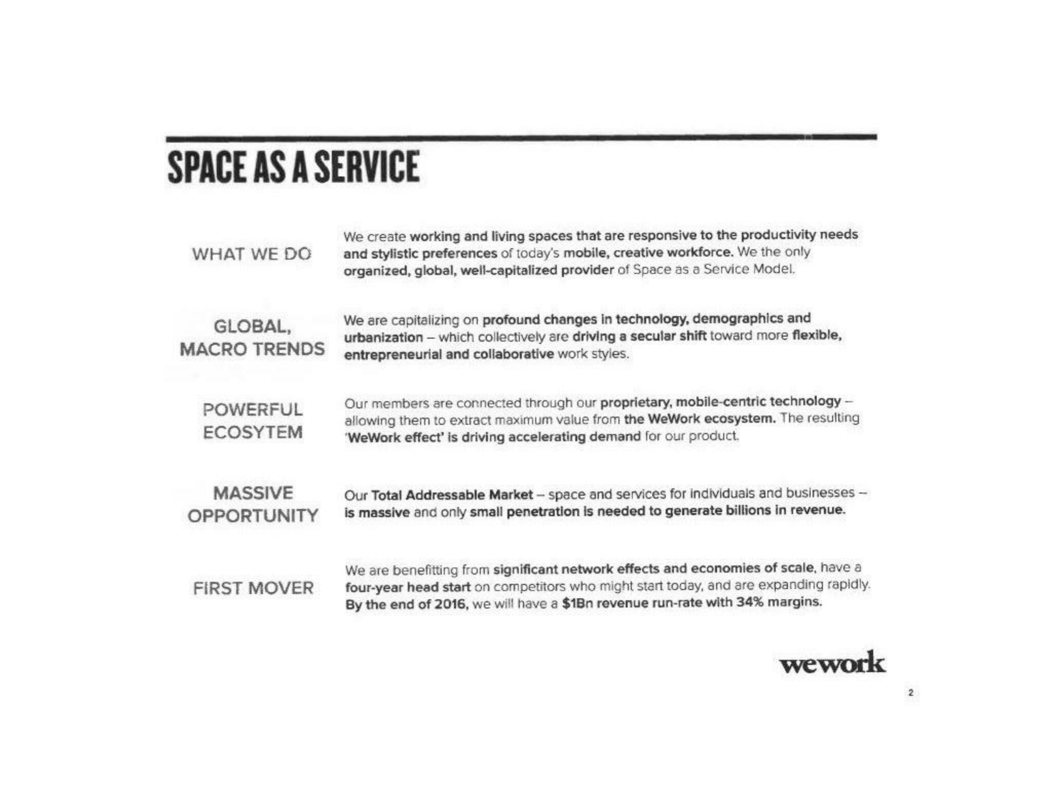 WeWork Start Up Pitch Deck slide image #3