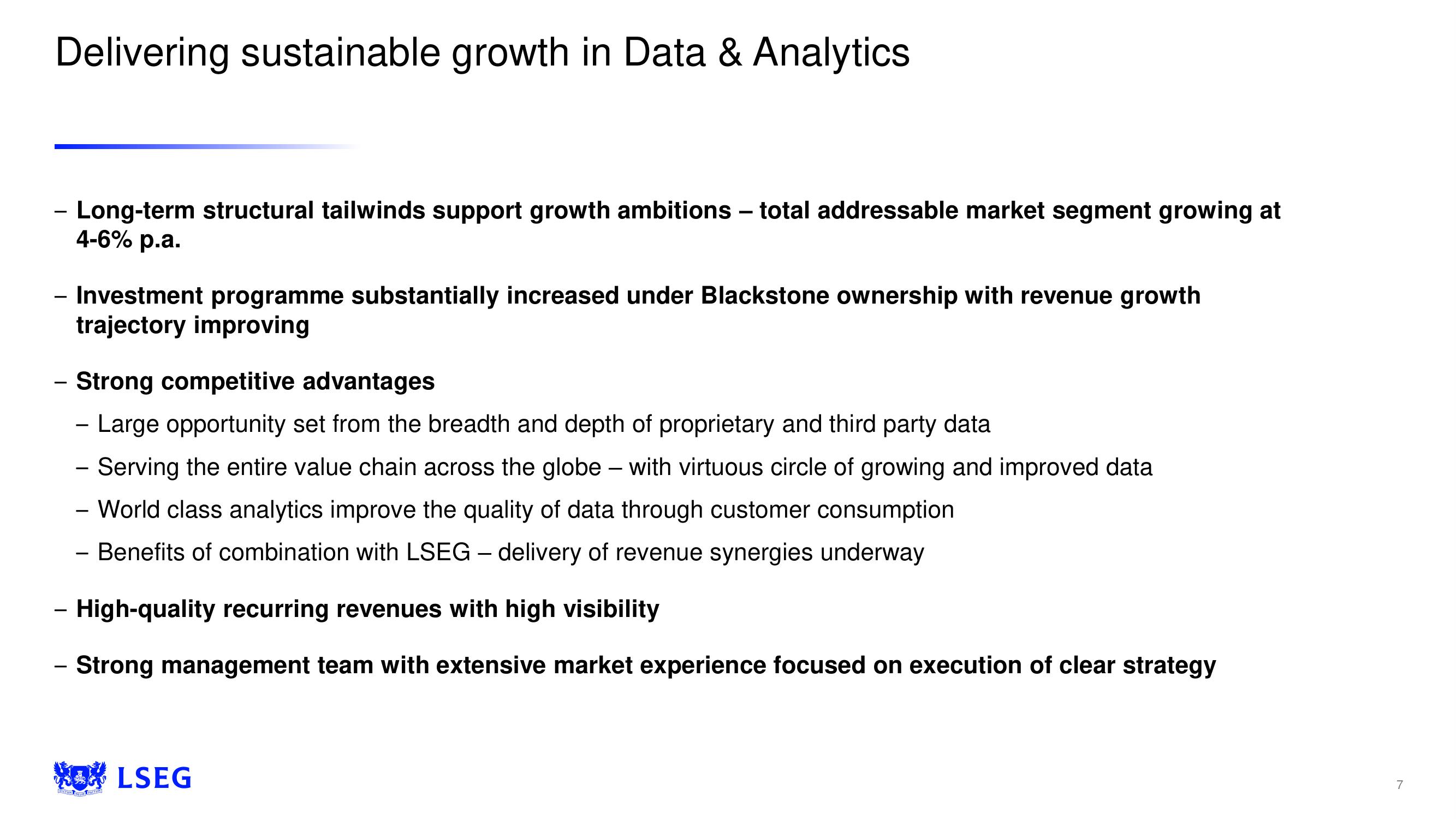 LSE Investor Day Presentation Deck slide image #7