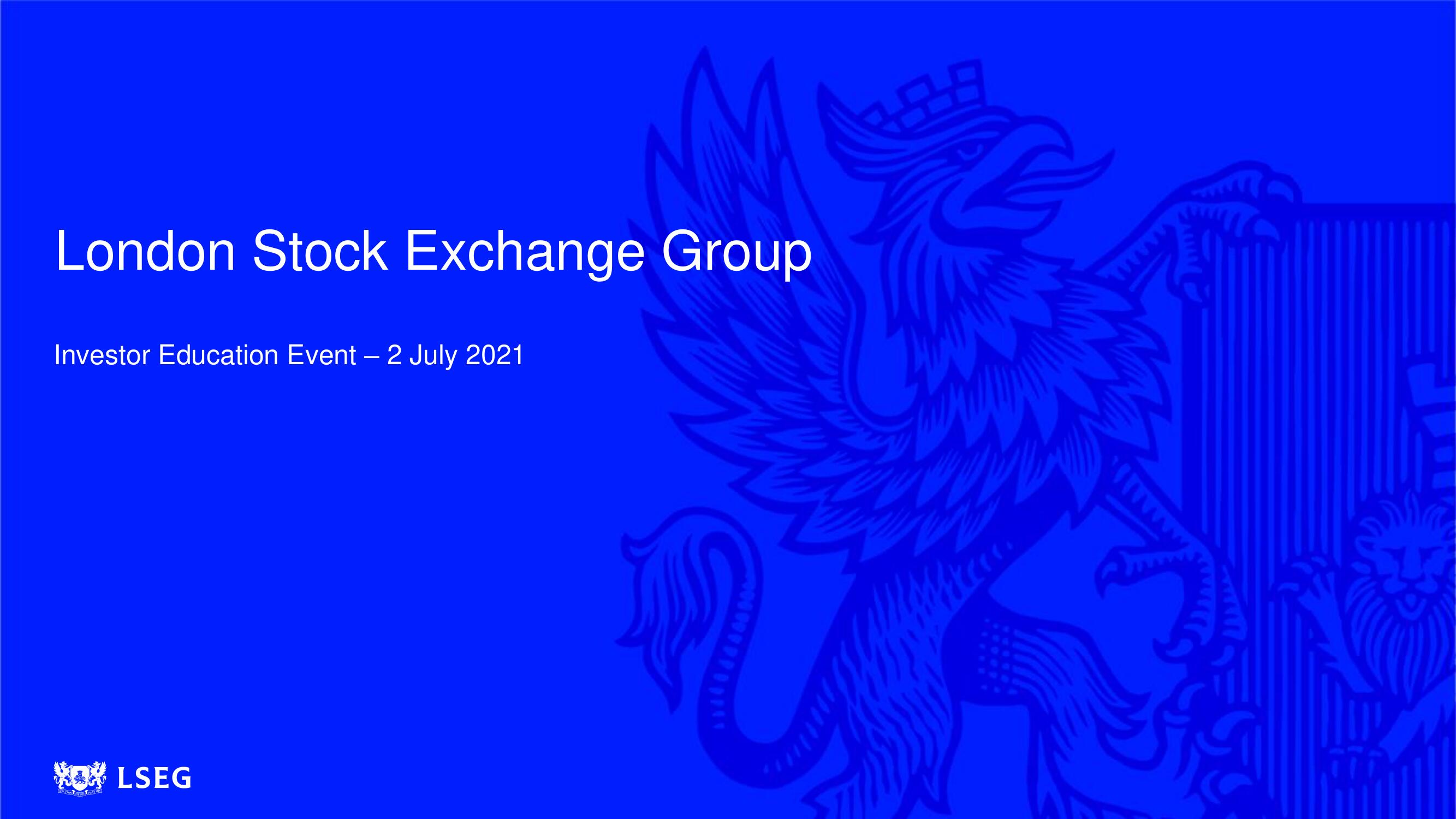 LSE Investor Day Presentation Deck image