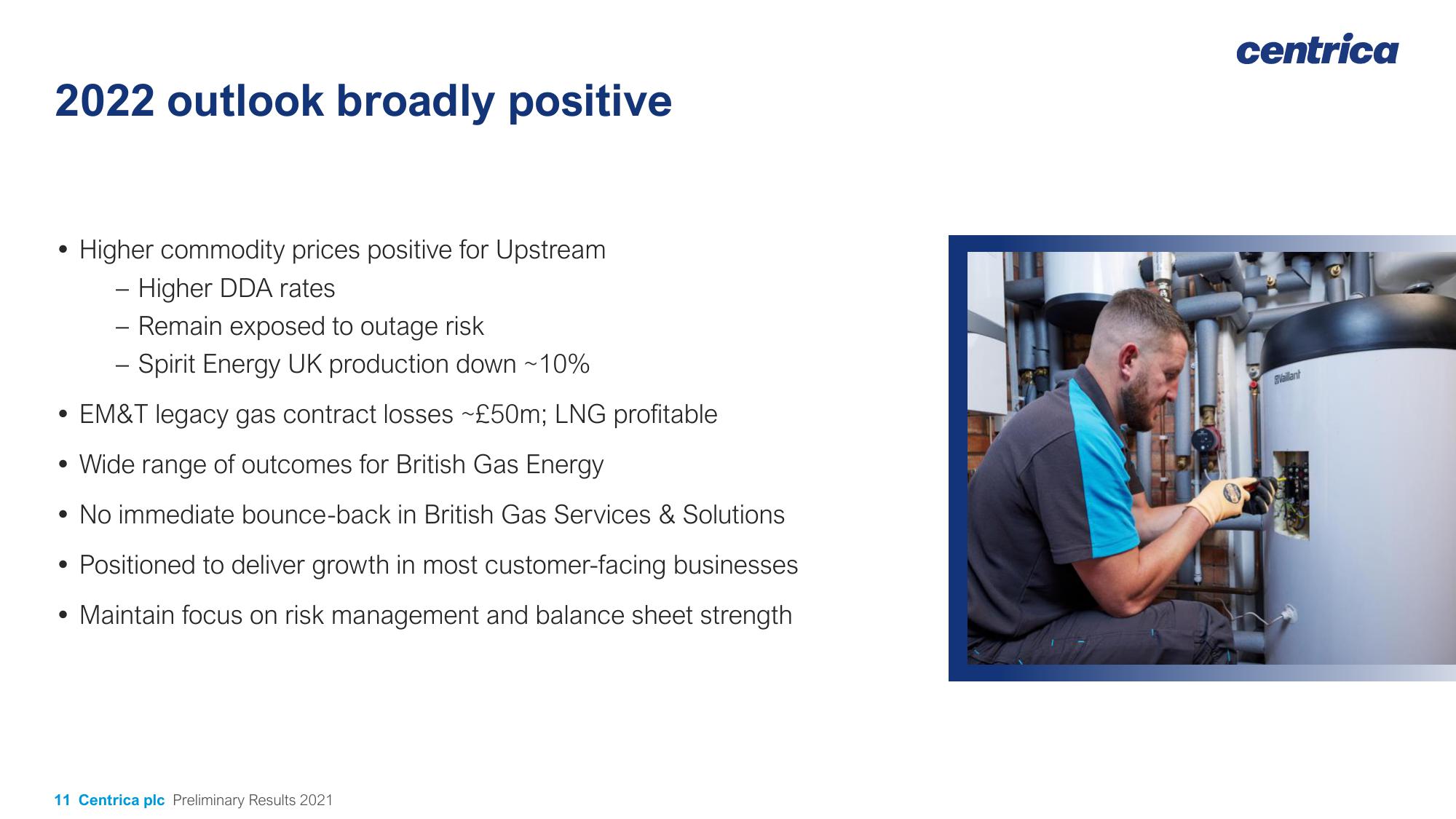 Centrica Results Presentation Deck slide image #11