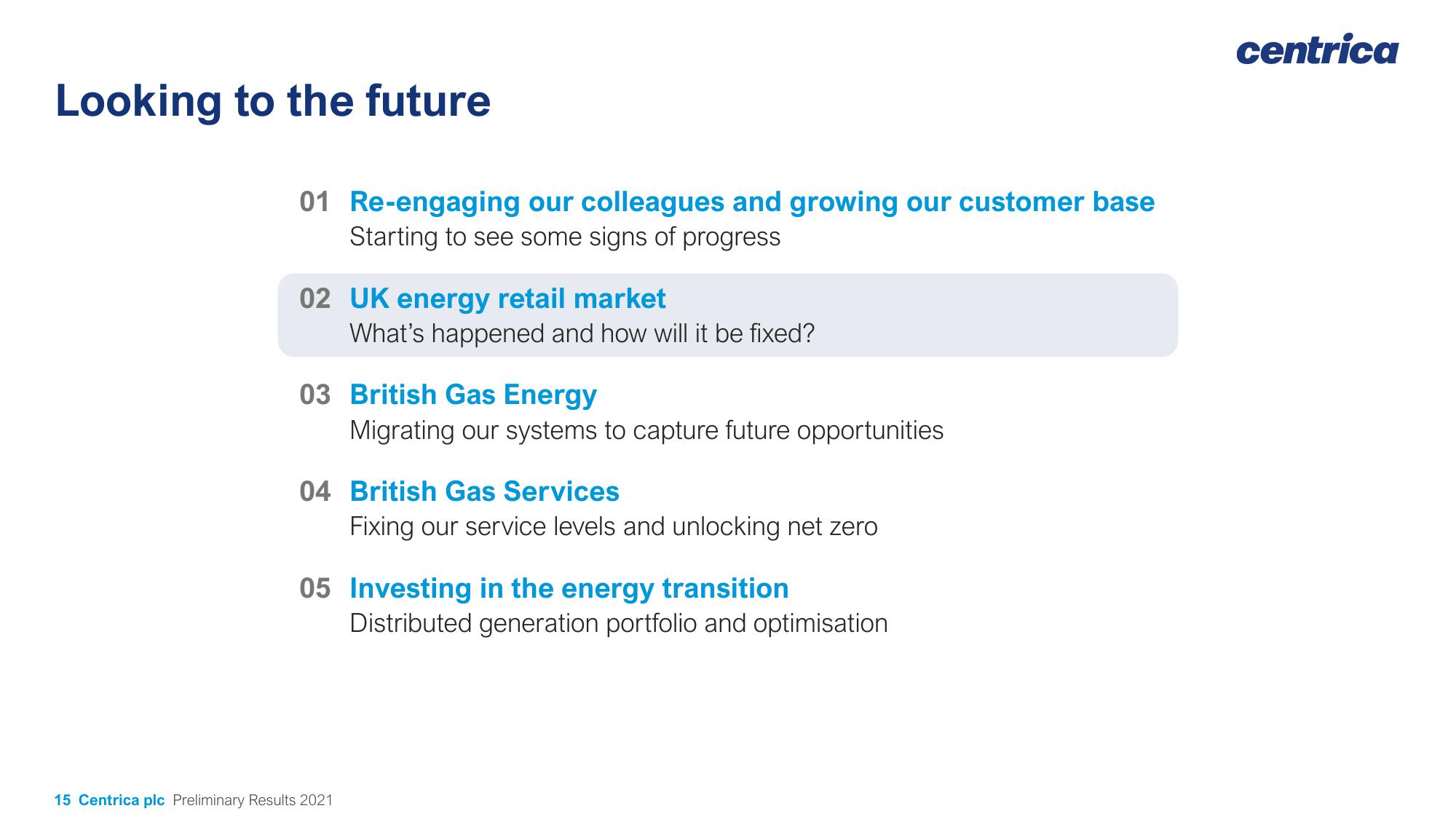 Centrica Results Presentation Deck slide image #15