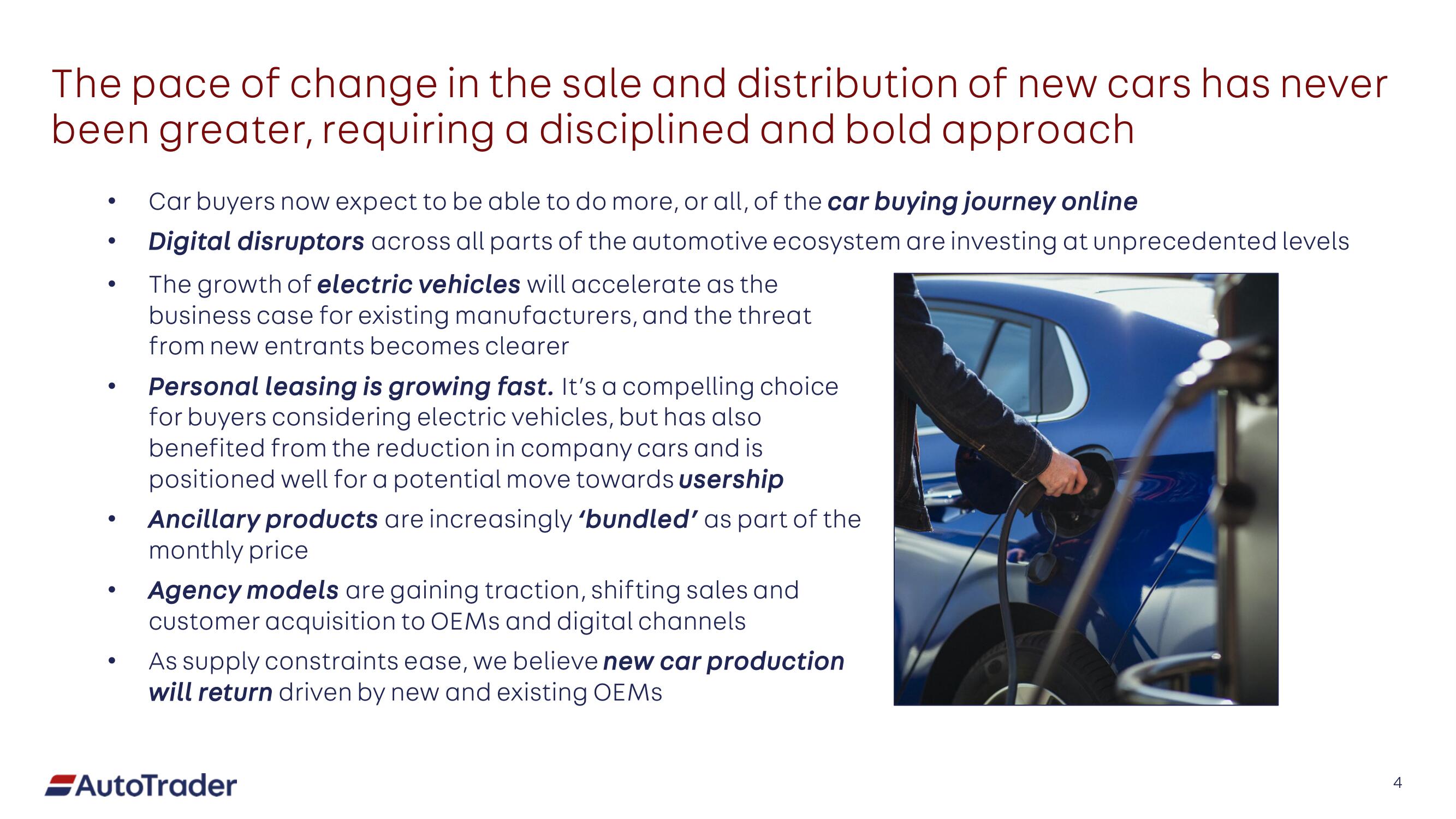 Auto Trader Group Mergers and Acquisitions Presentation Deck slide image #4