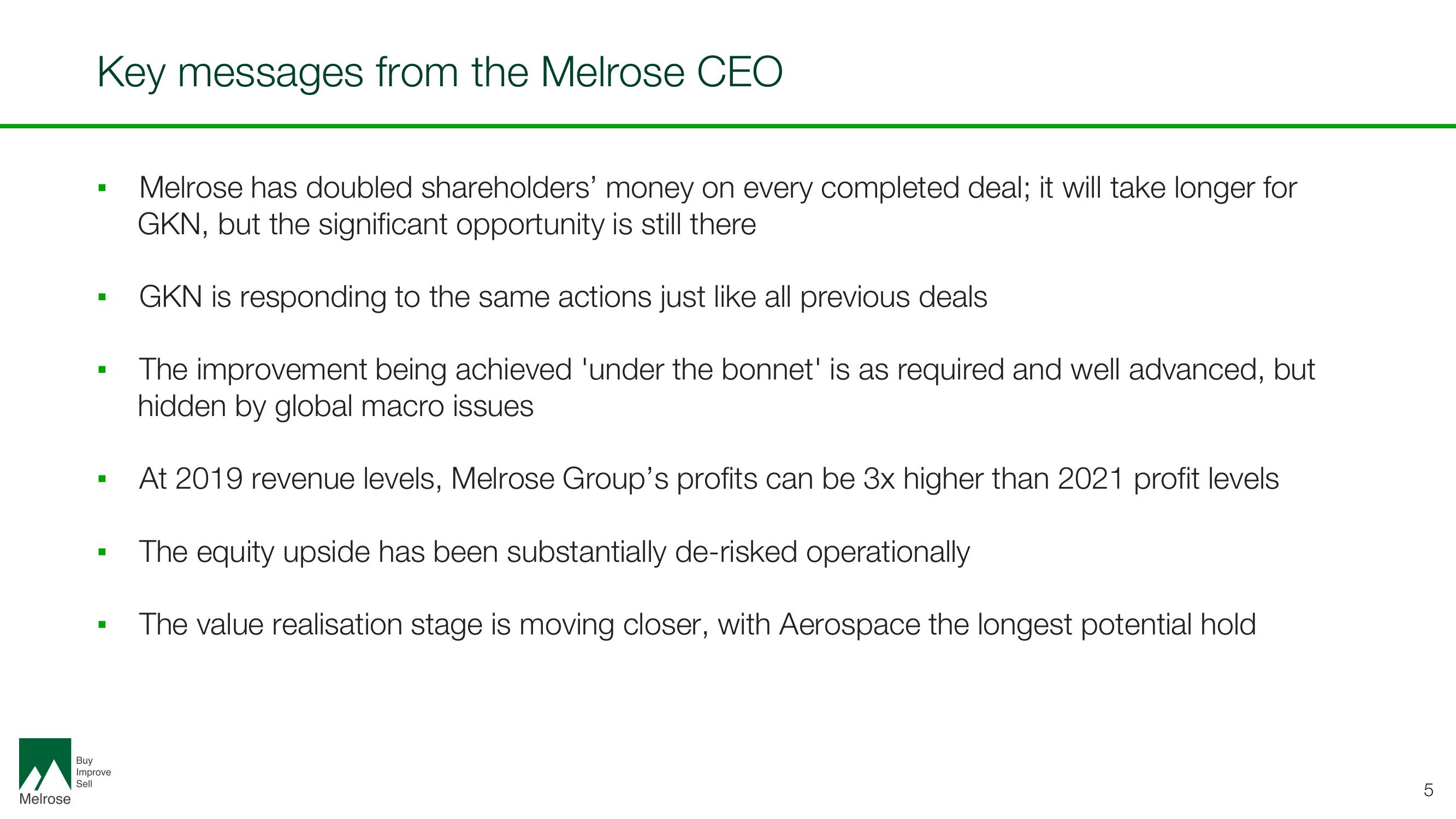 Melrose Investor Day Presentation Deck slide image #5