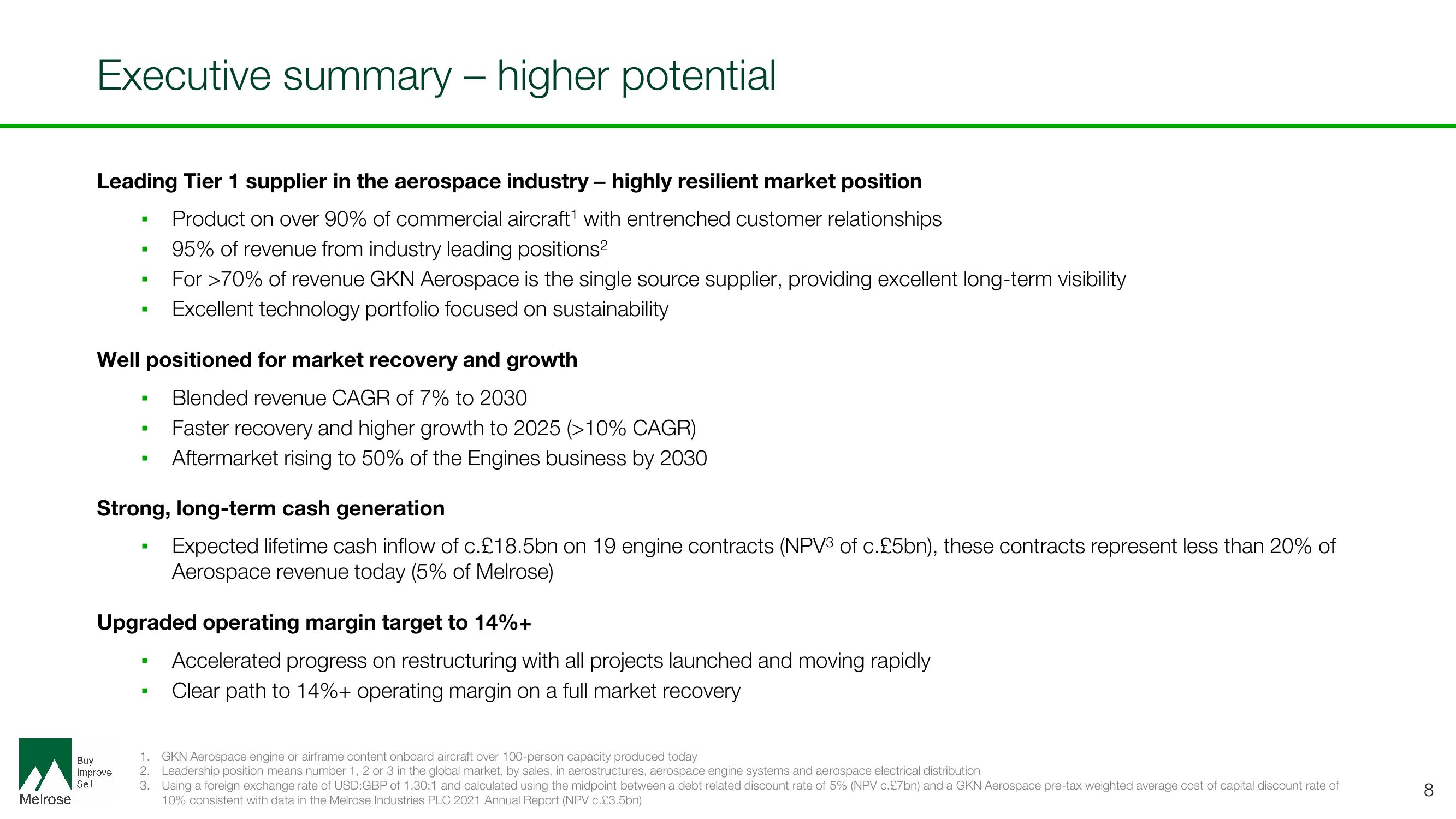 Melrose Investor Day Presentation Deck slide image #8