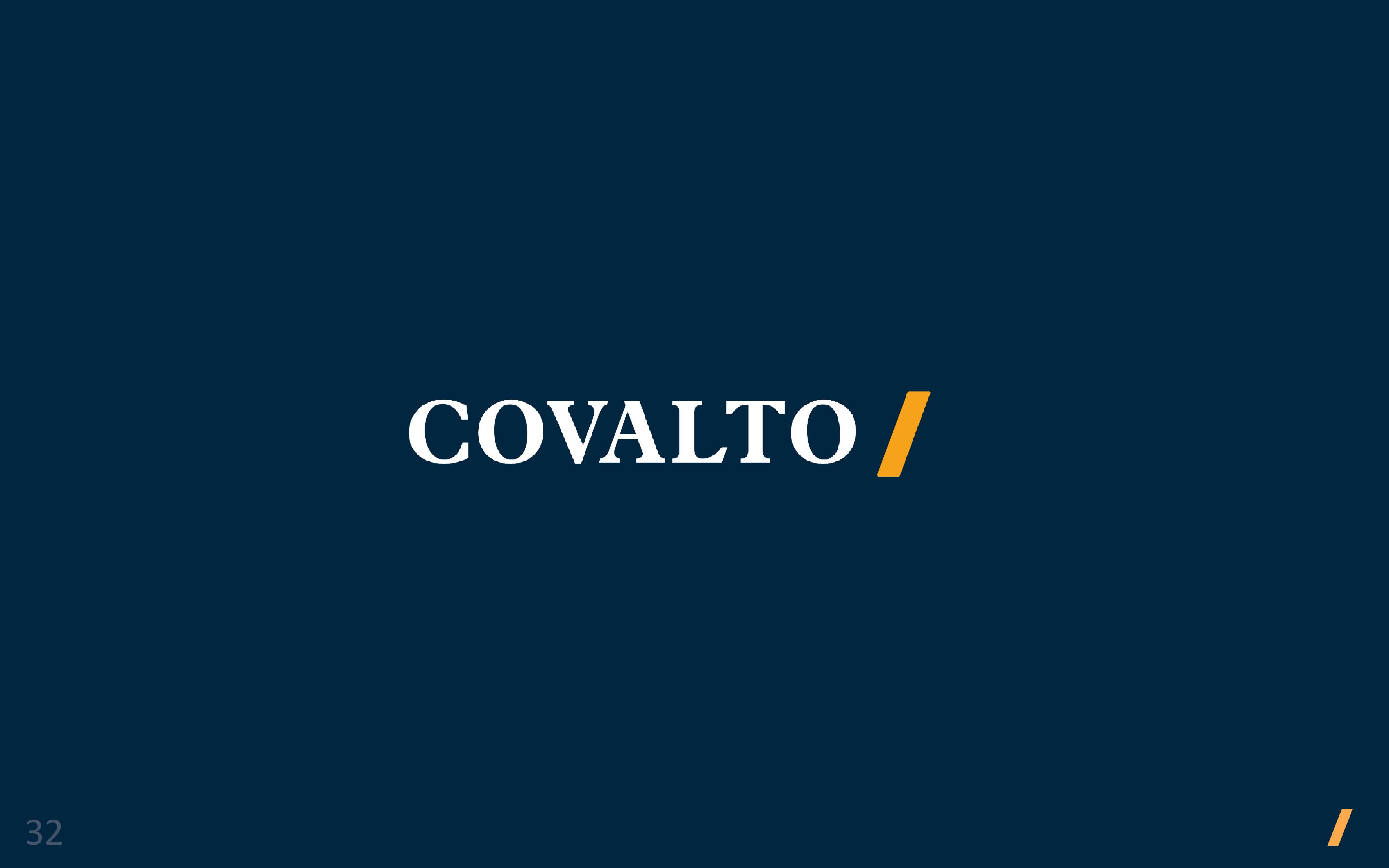 Covalto SPAC Presentation Deck slide image #32