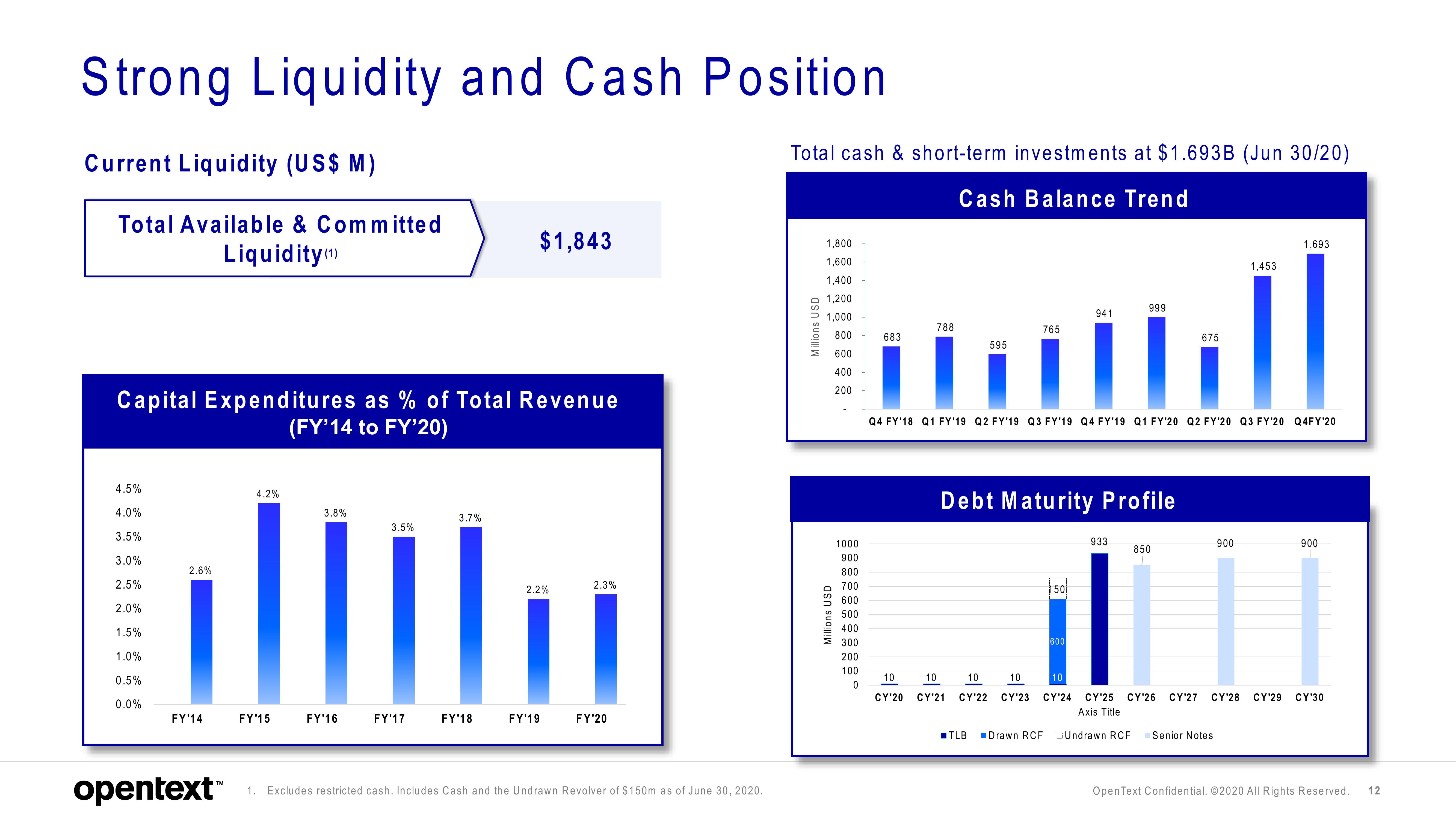 OpenText Results Presentation Deck slide image #12