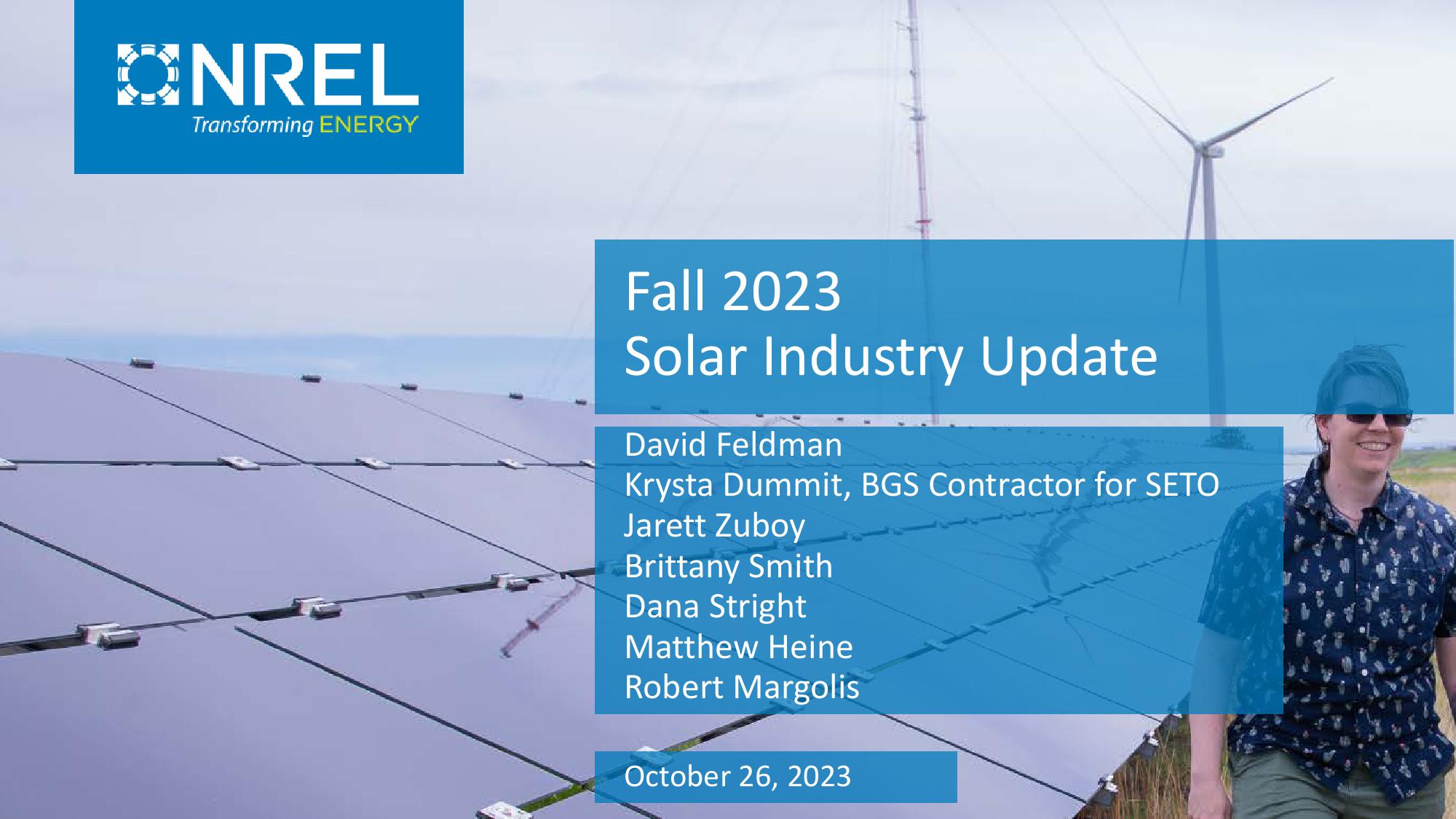 Solar Industry Update image