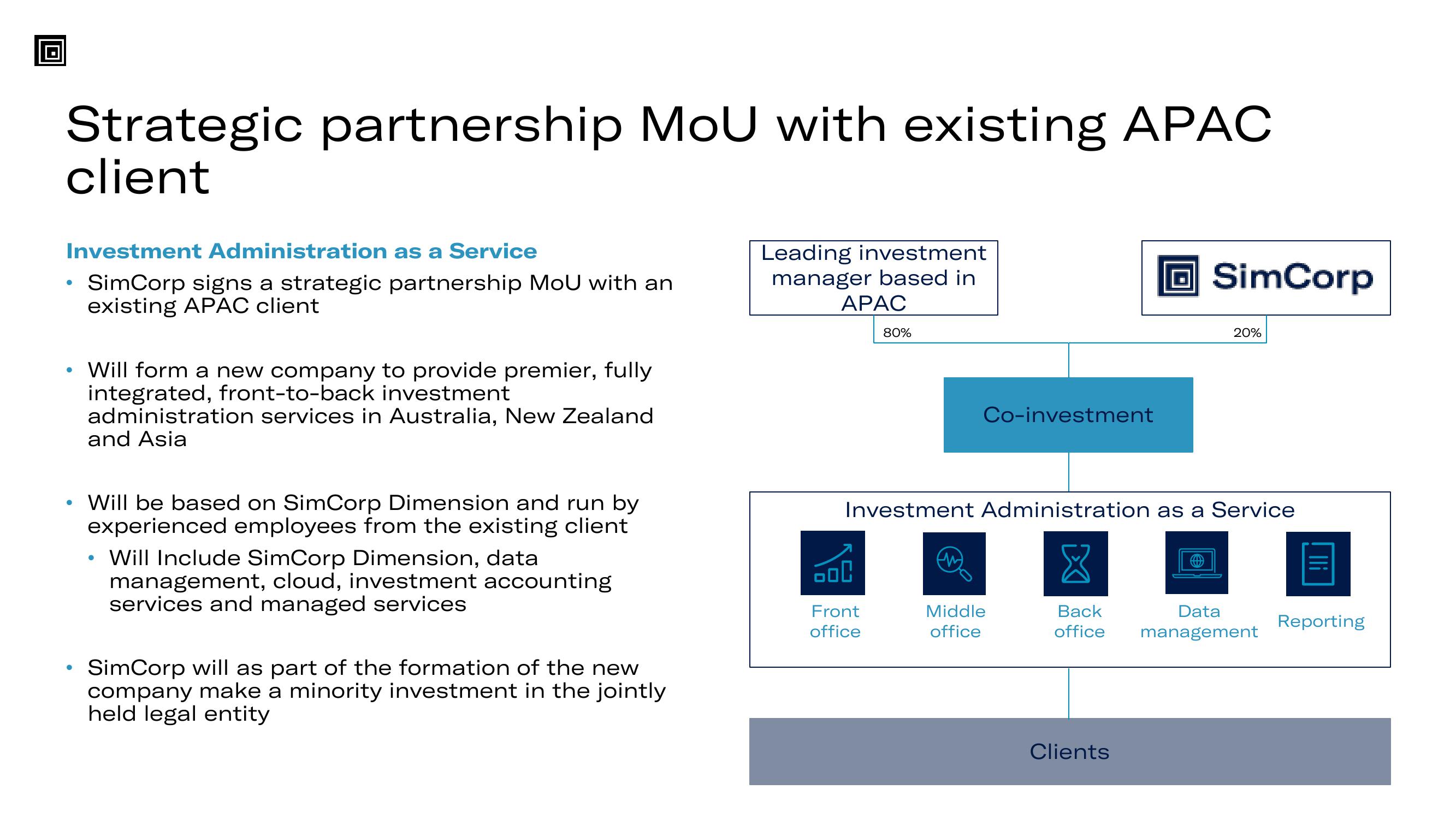 SimCorp Results Presentation Deck slide image #12