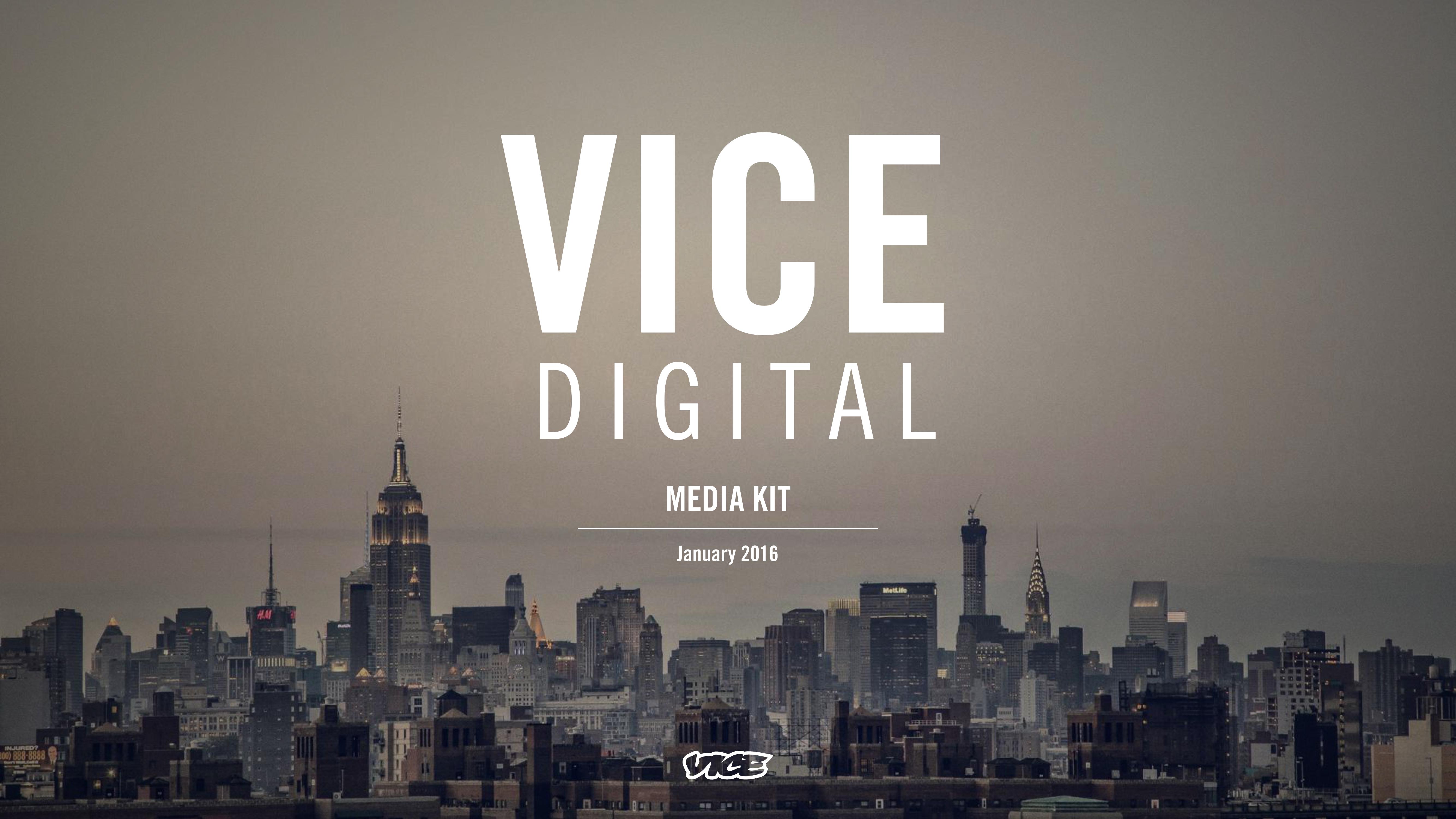 Vice Media Group Investor Presentation Deck image