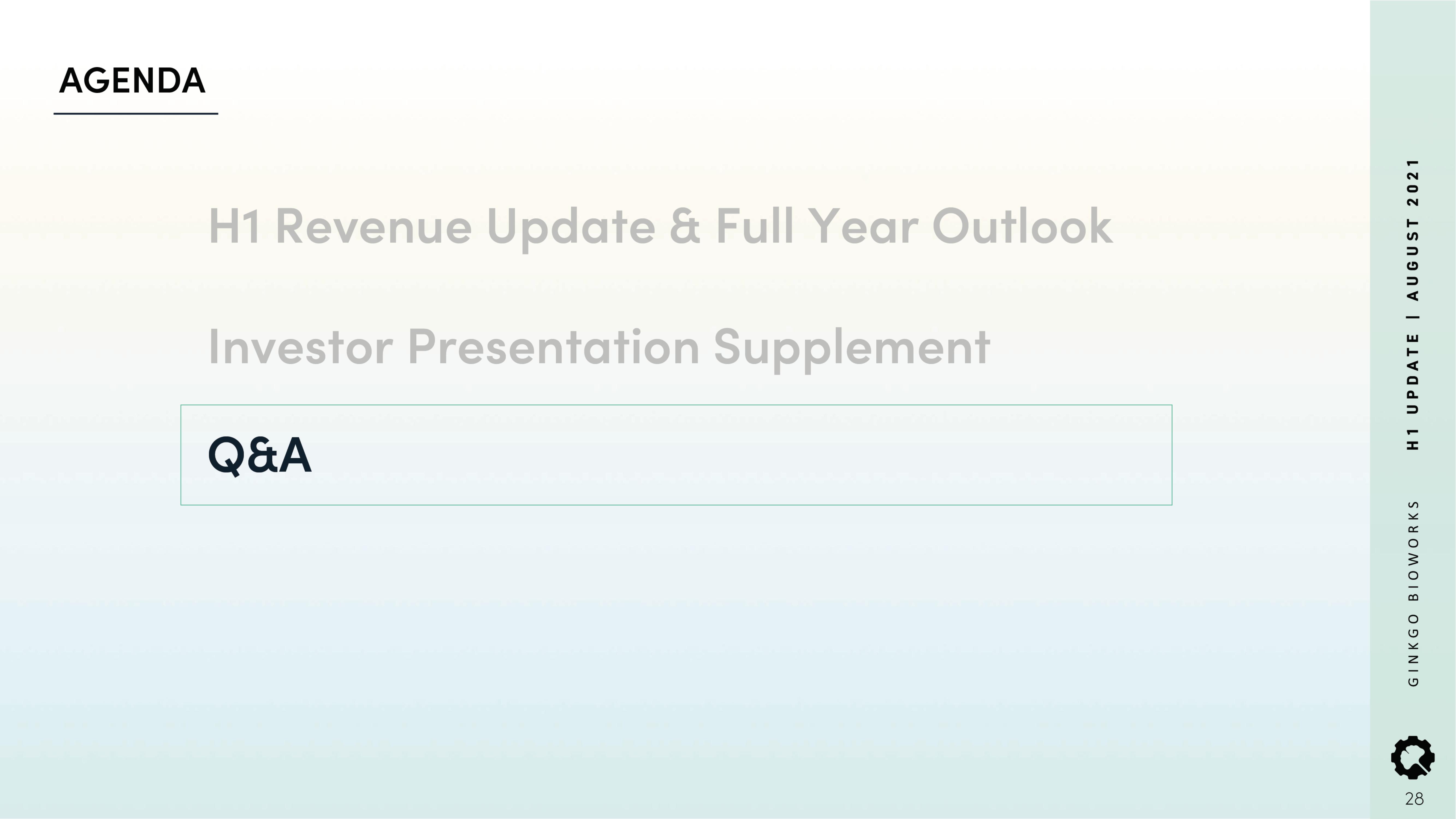 Ginkgo Results Presentation Deck slide image #28