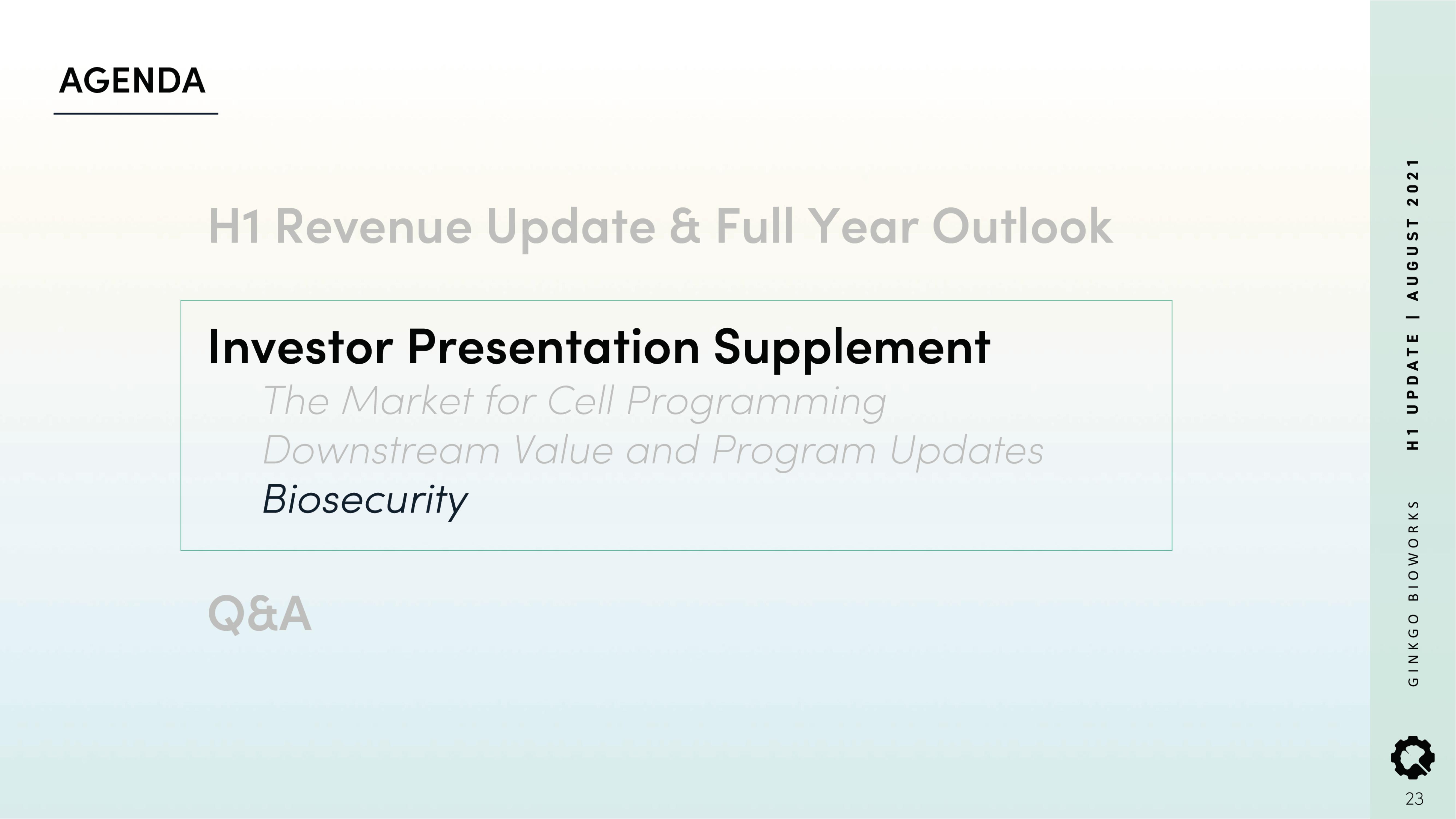 Ginkgo Results Presentation Deck slide image #23