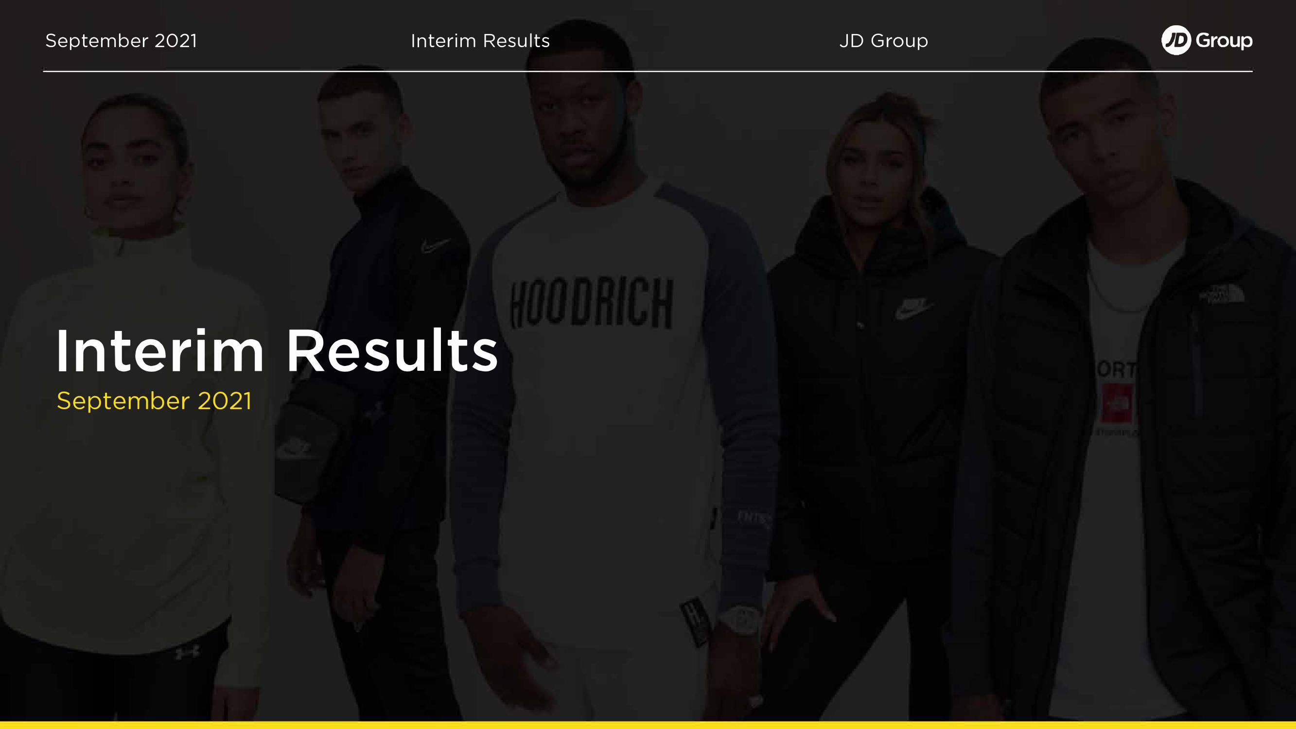 JD Sports Results Presentation Deck image