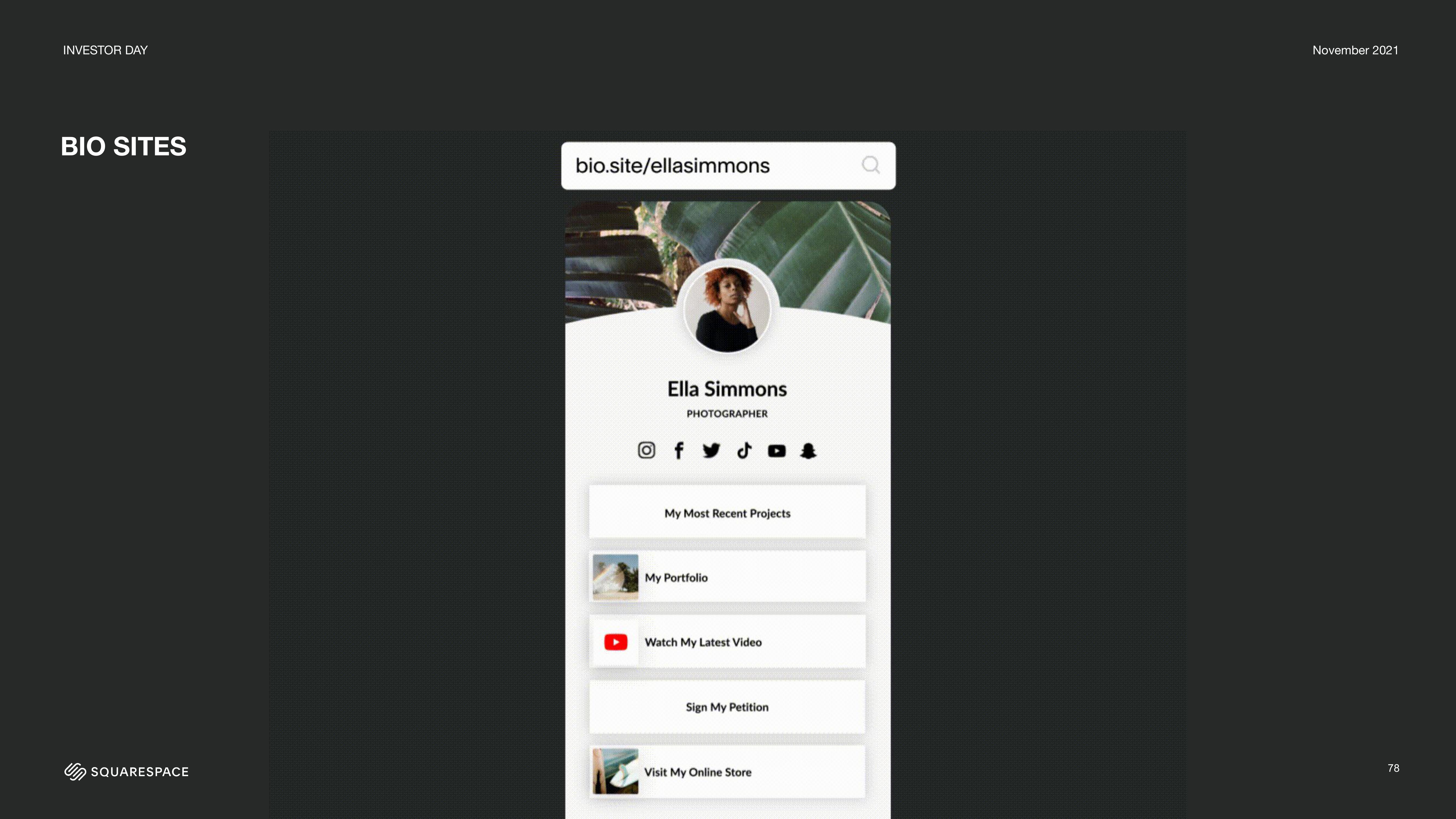 Squarespace Investor Day Presentation Deck slide image #78