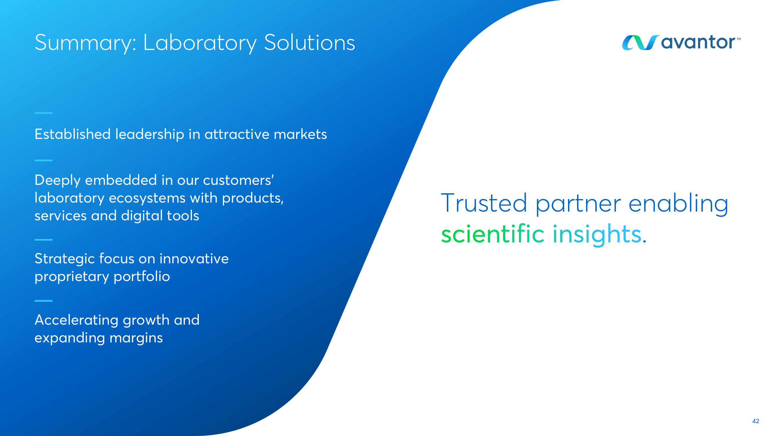 Avantor Investor Day Presentation Deck slide image #42