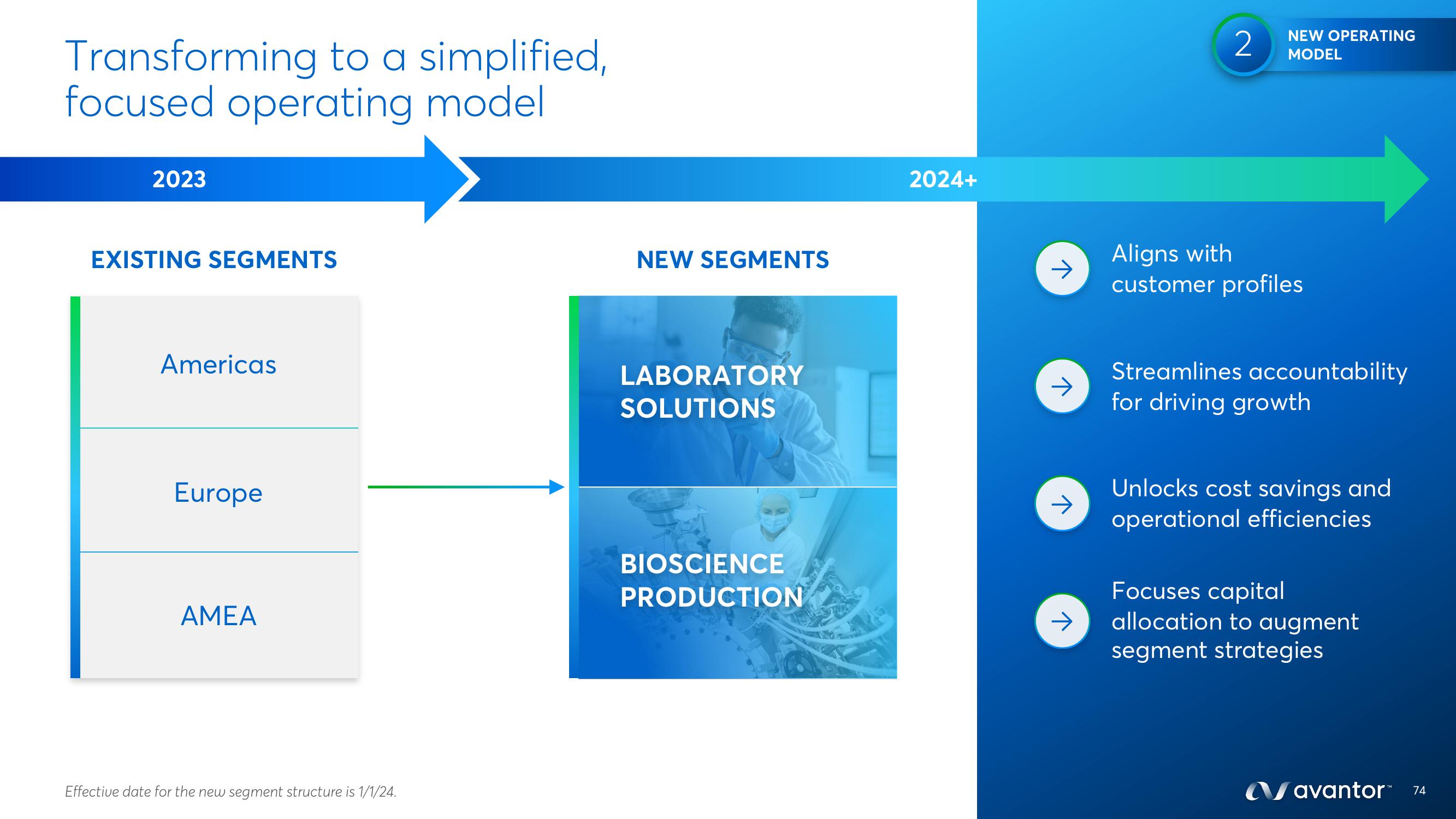 Avantor Investor Day Presentation Deck slide image #74