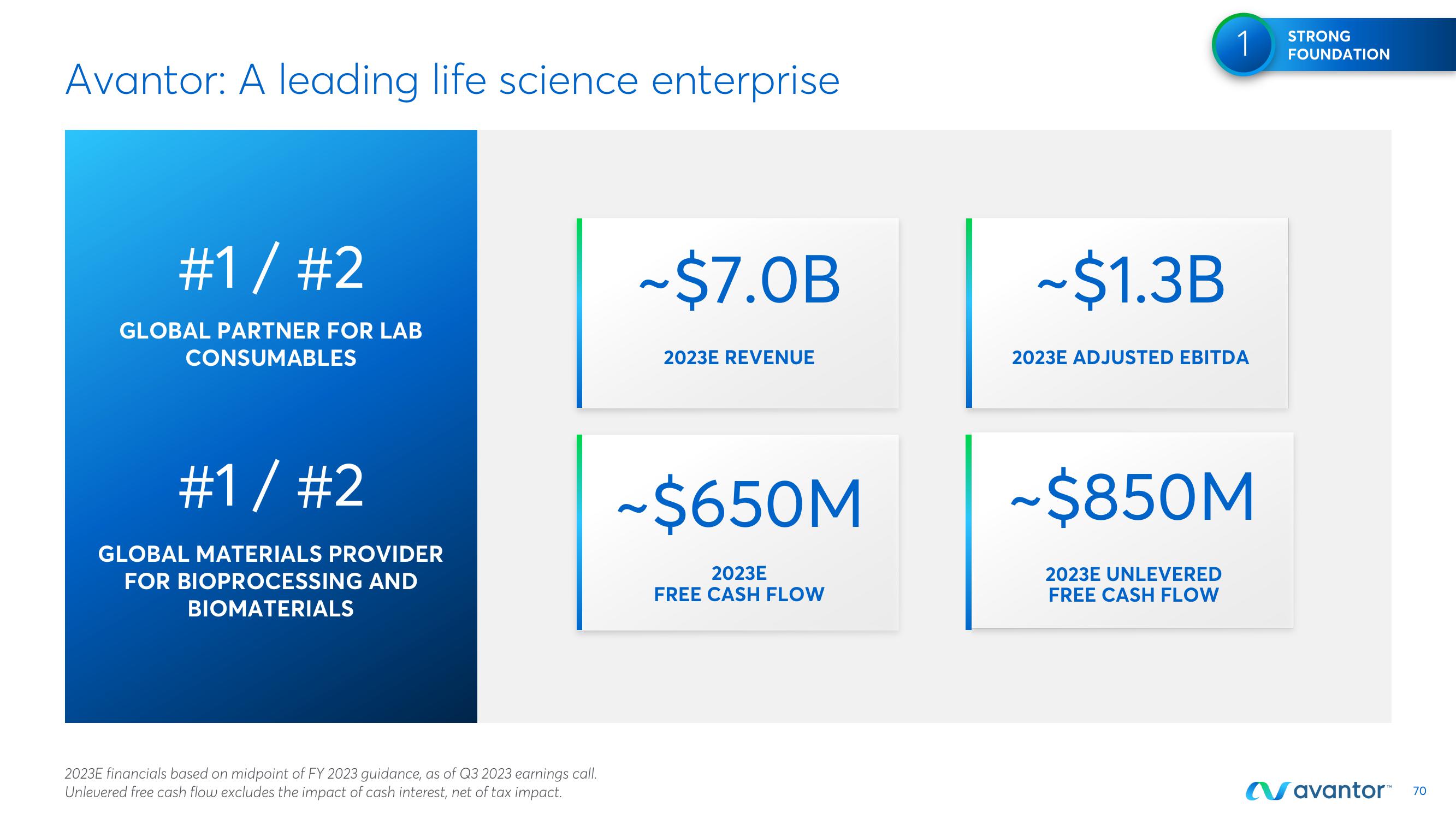 Avantor Investor Day Presentation Deck slide image #70