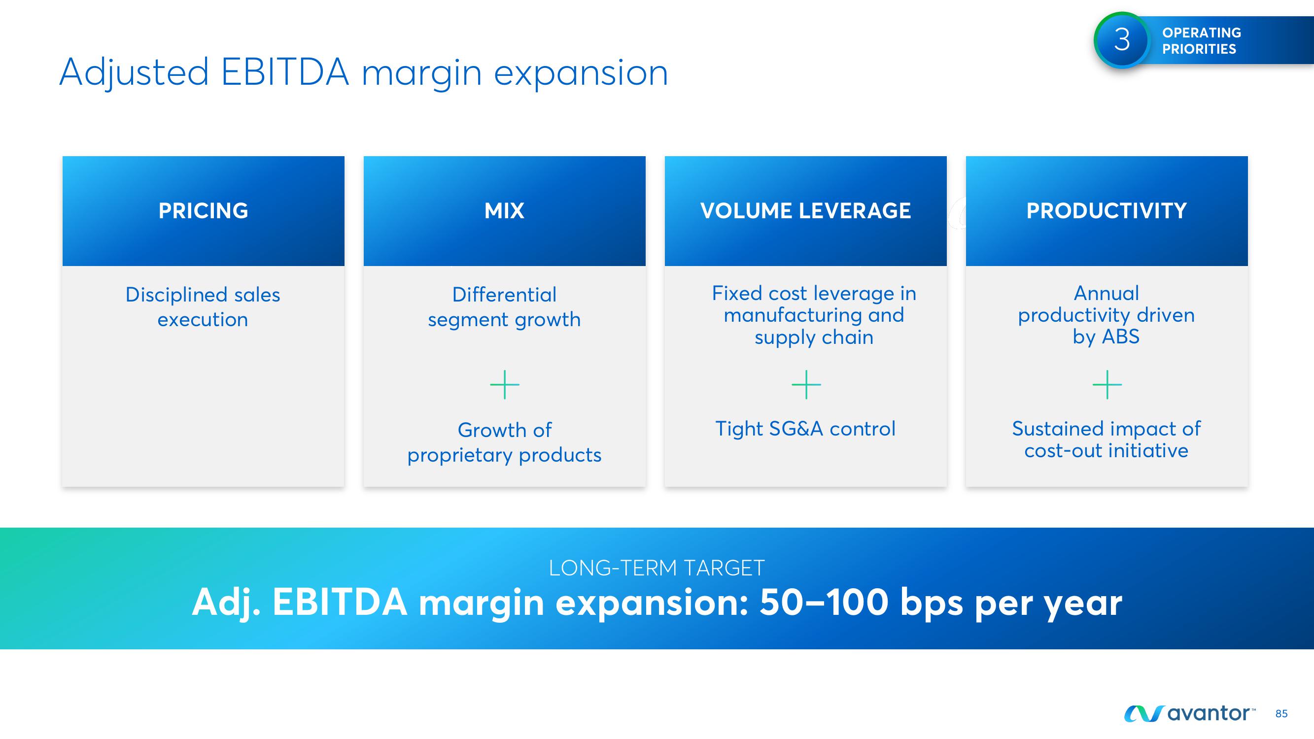 Avantor Investor Day Presentation Deck slide image #85