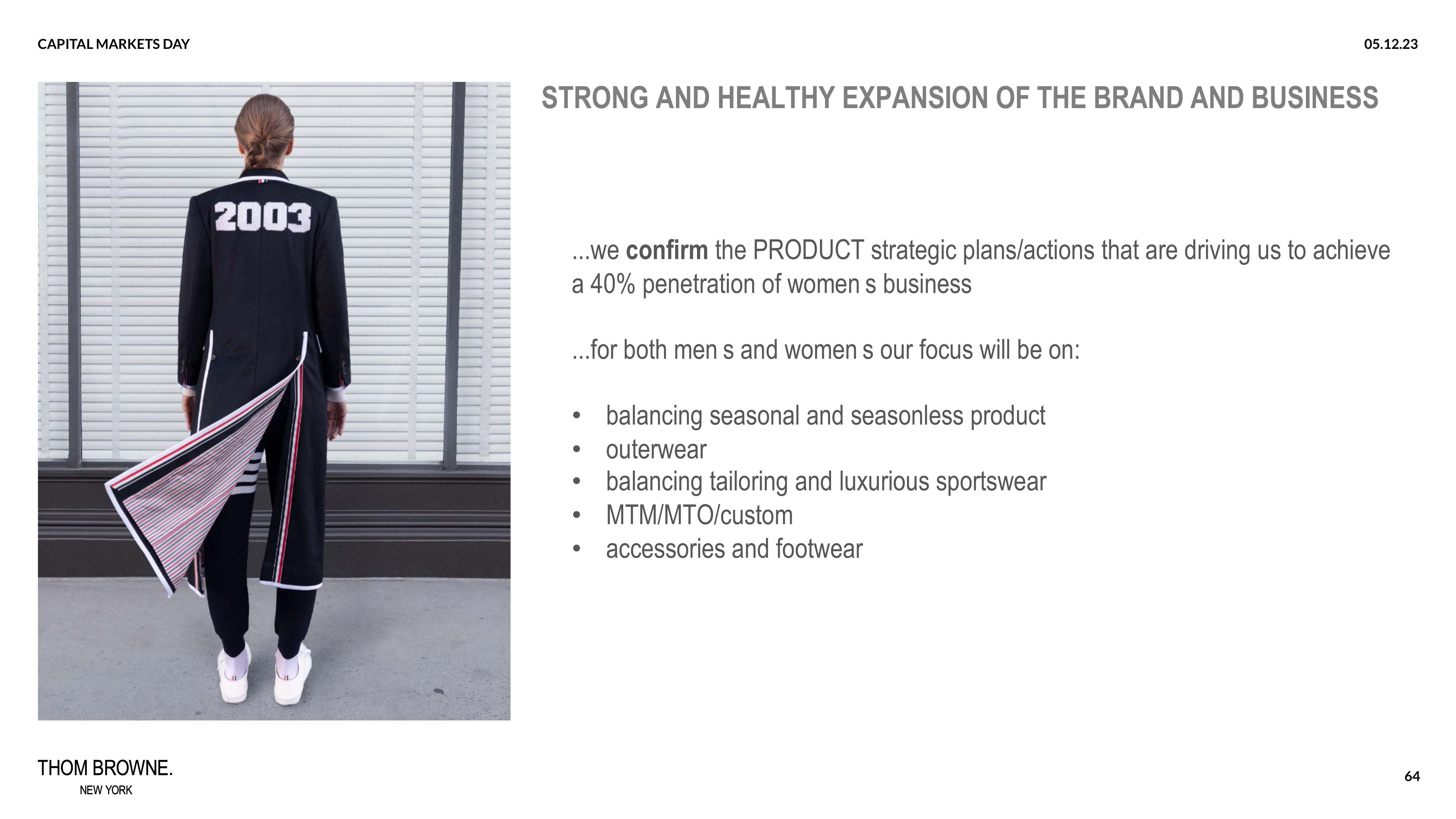 Zegna Investor Day Presentation Deck slide image #64