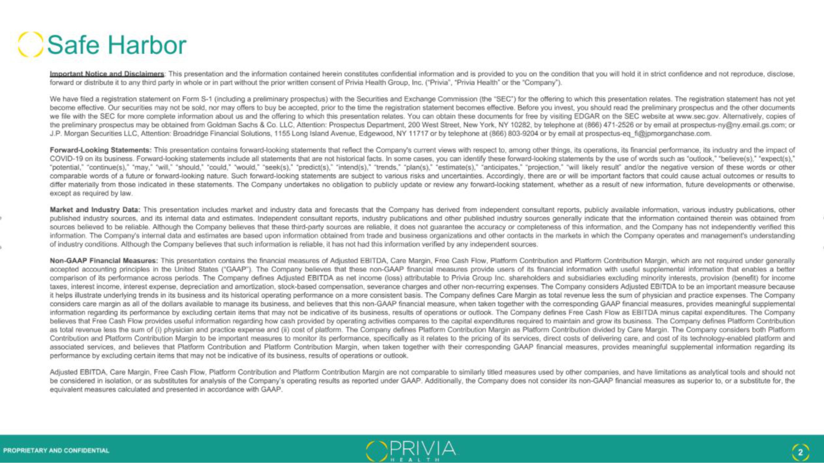 Privia Health IPO Presentation Deck slide image #2