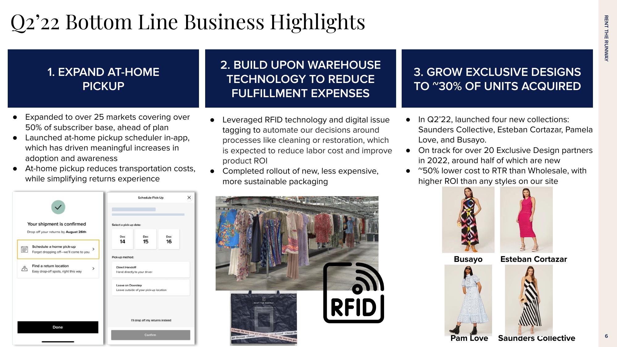 Rent The Runway Results Presentation Deck slide image #6