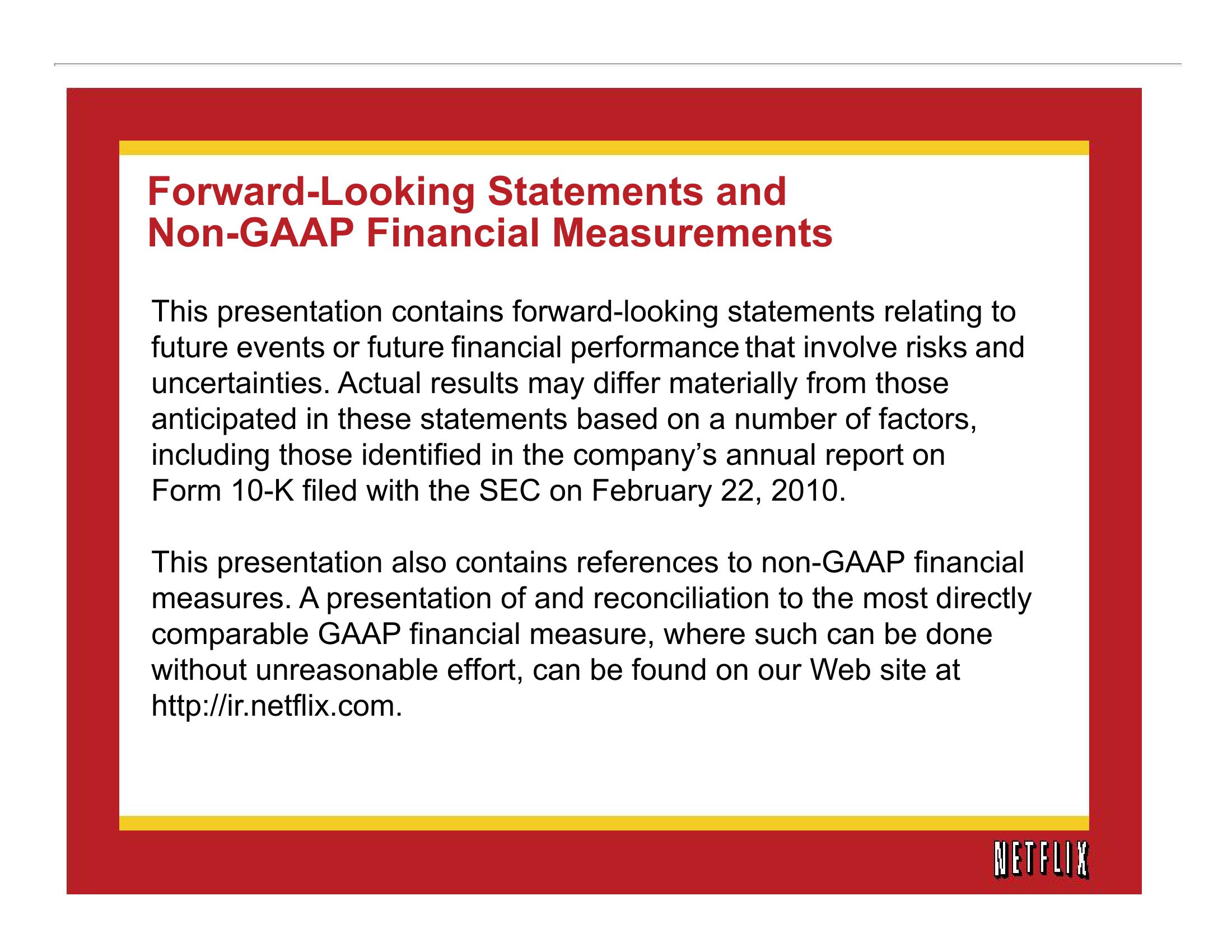 Netflix Results Presentation Deck slide image #2