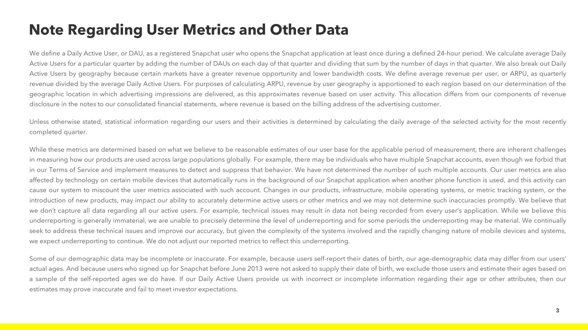 Snap Inc Results Presentation Deck slide image #18