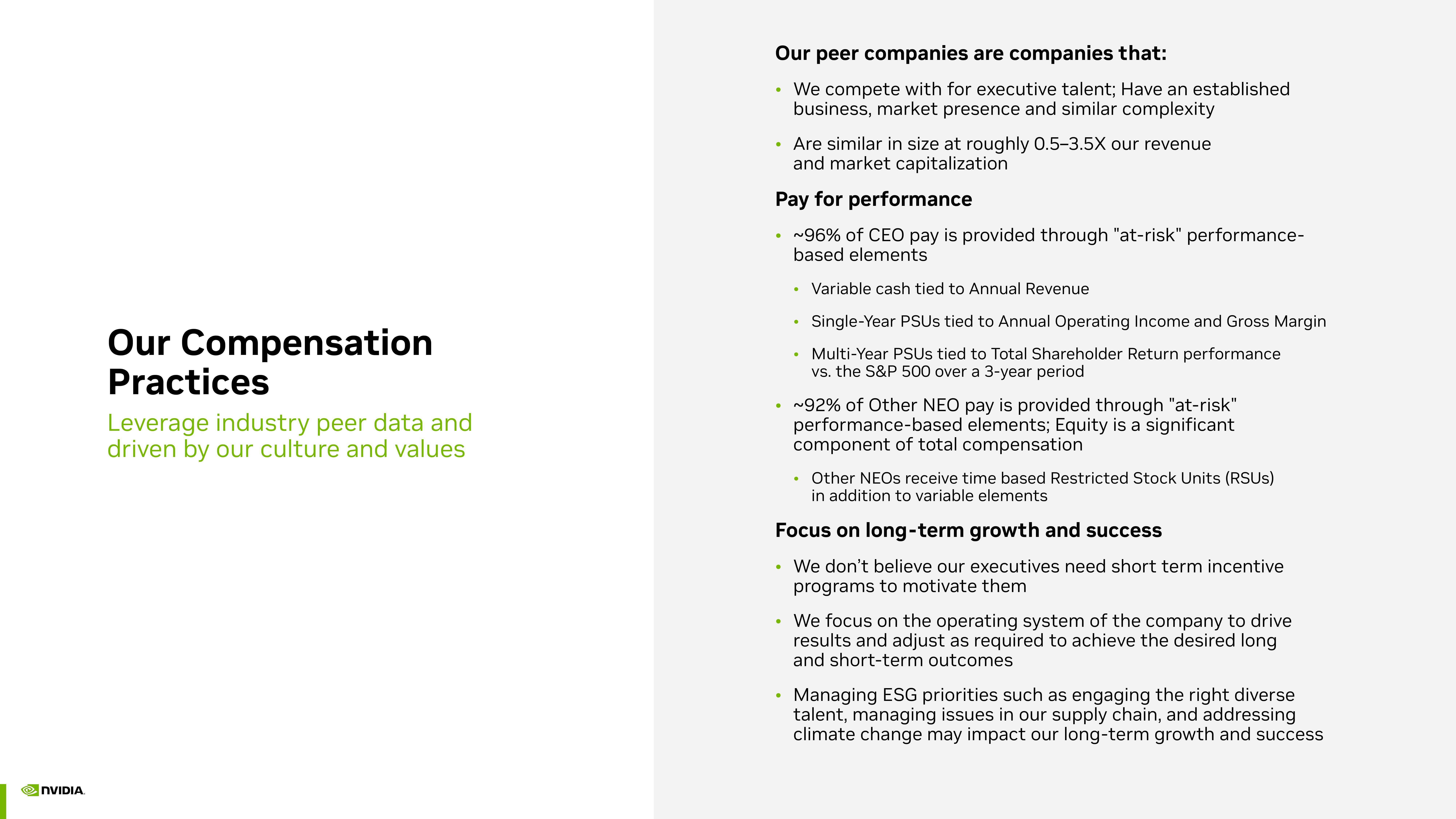 NVIDIA Shareholder Engagement Presentation Deck slide image #14