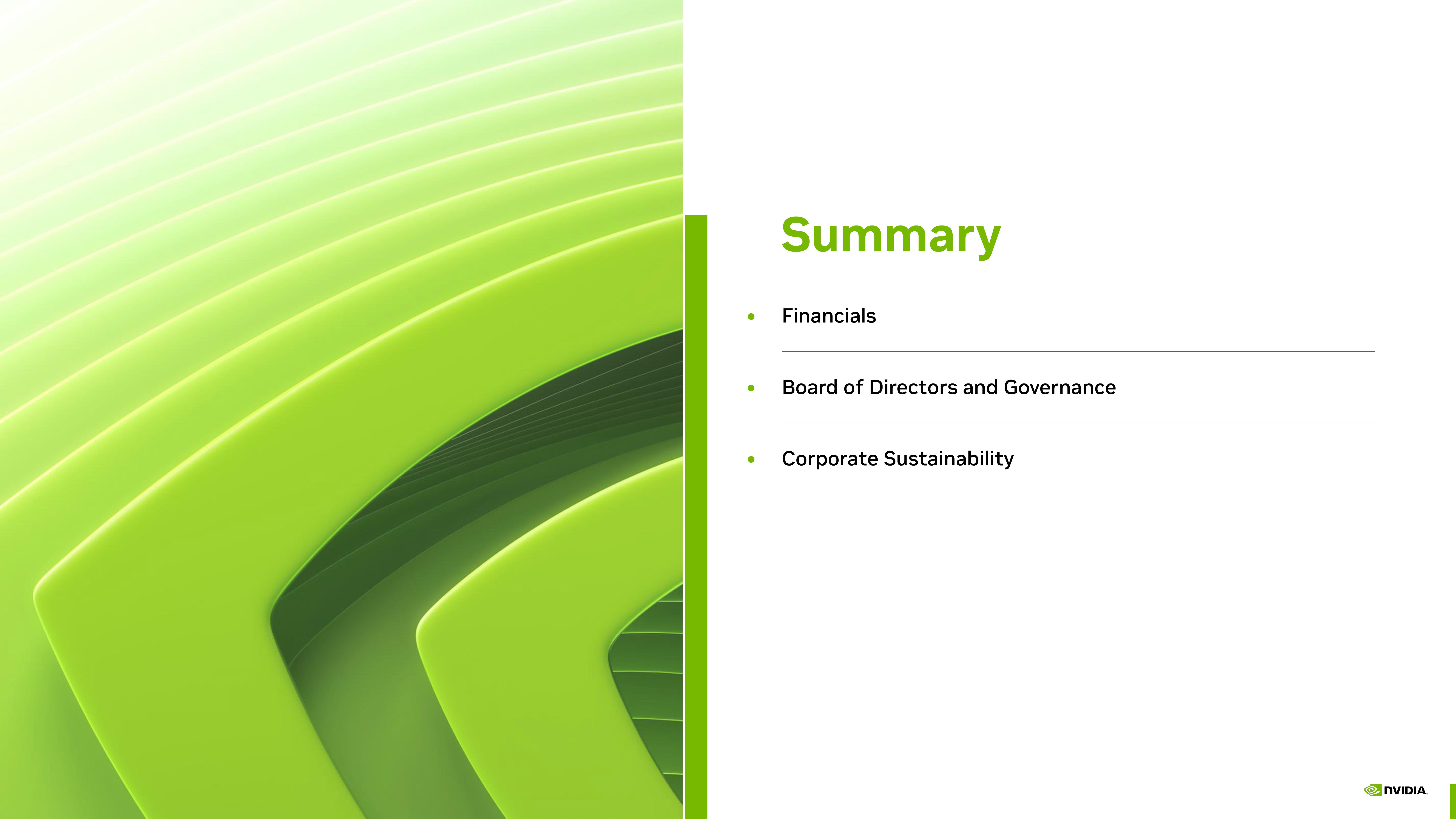 NVIDIA Shareholder Engagement Presentation Deck slide image #3