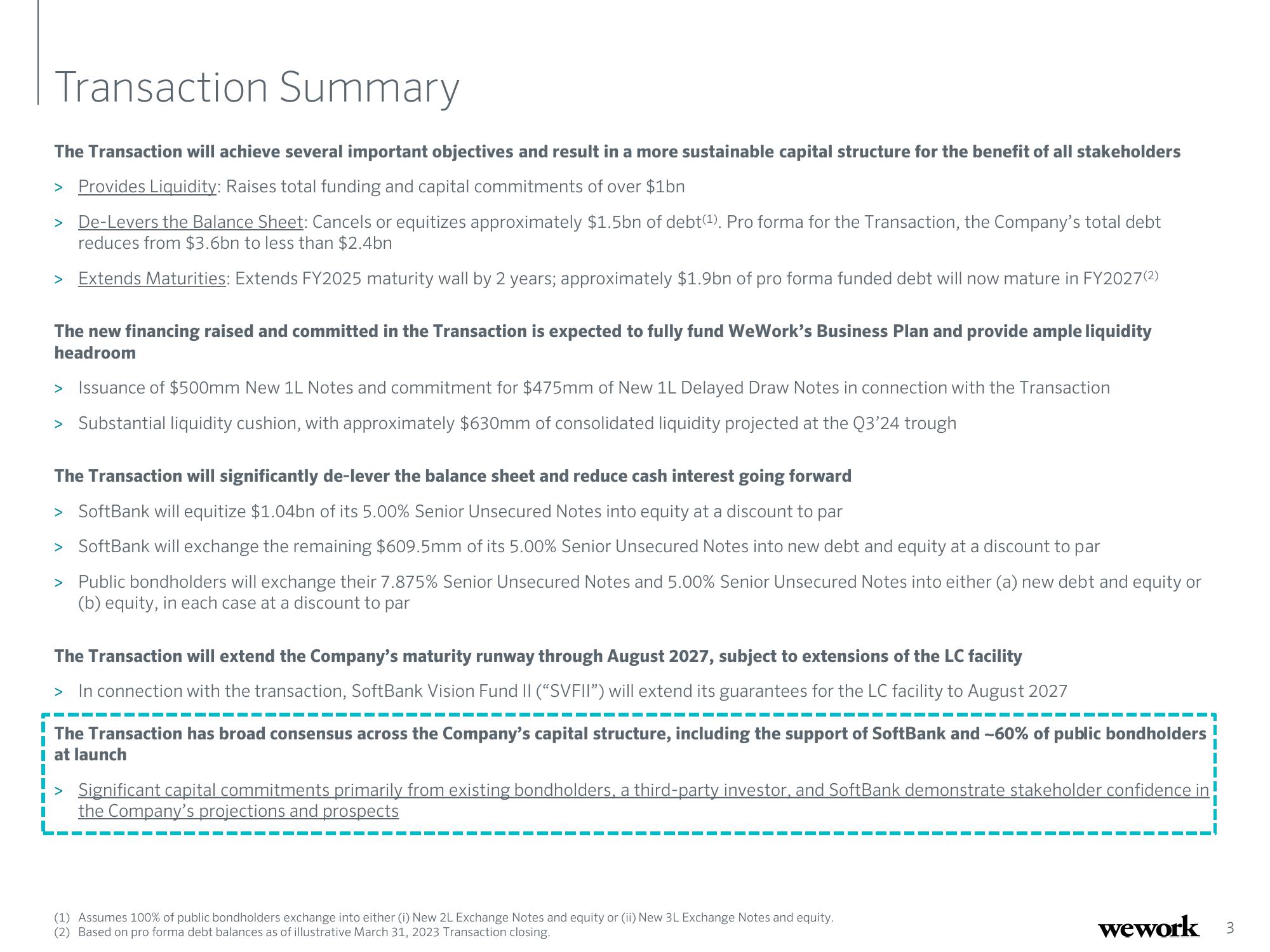 WeWork Restructuring Presentation Deck slide image #3