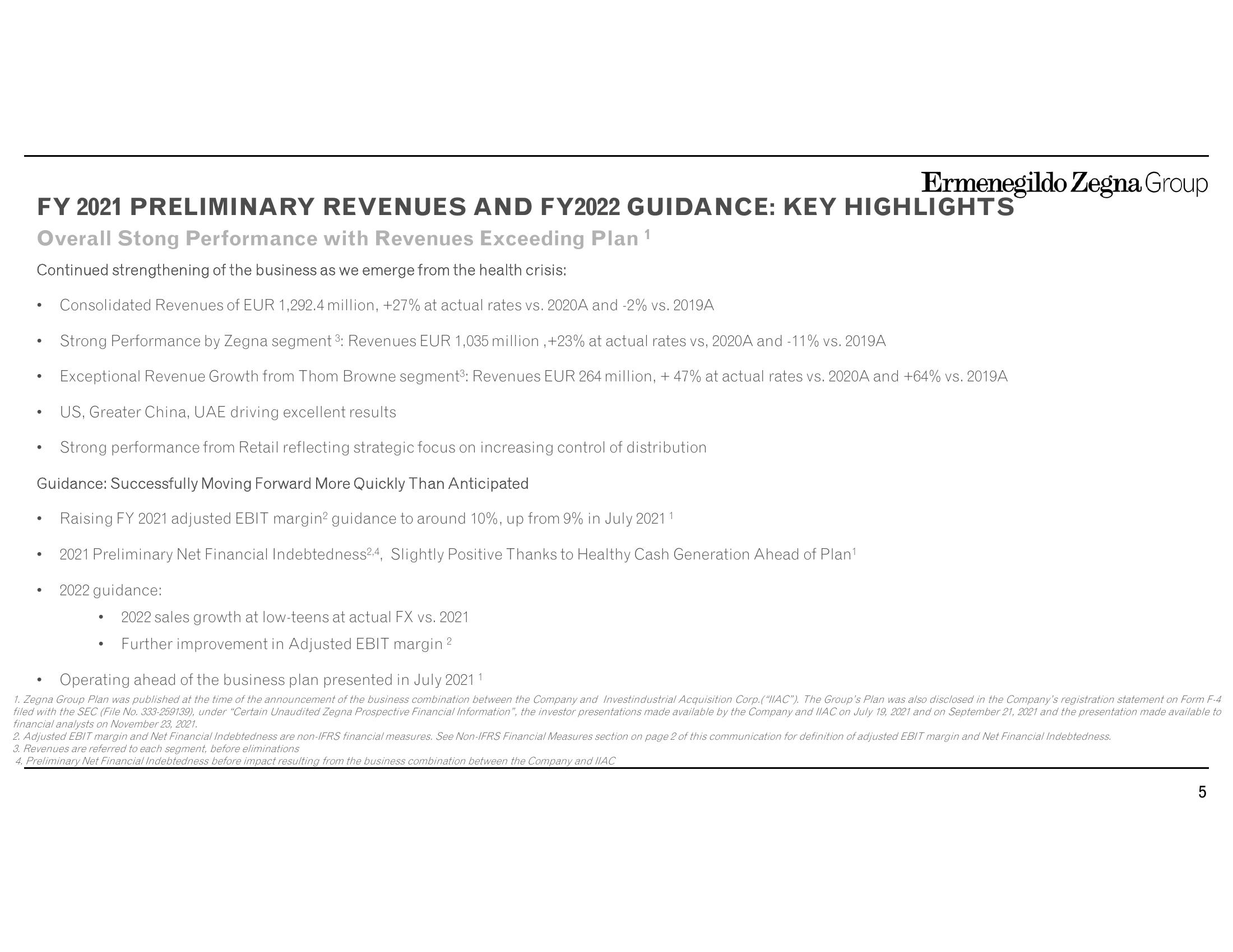 Zegna Results Presentation Deck slide image #5