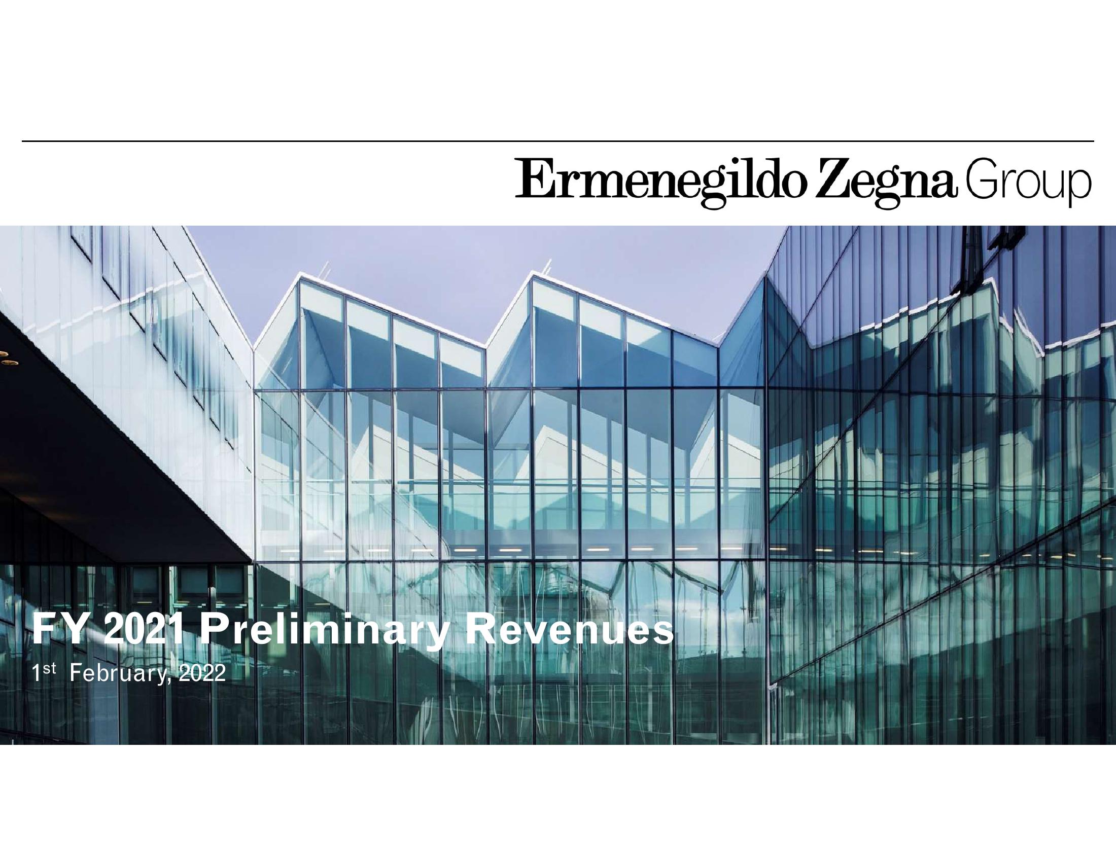 Zegna Results Presentation Deck image