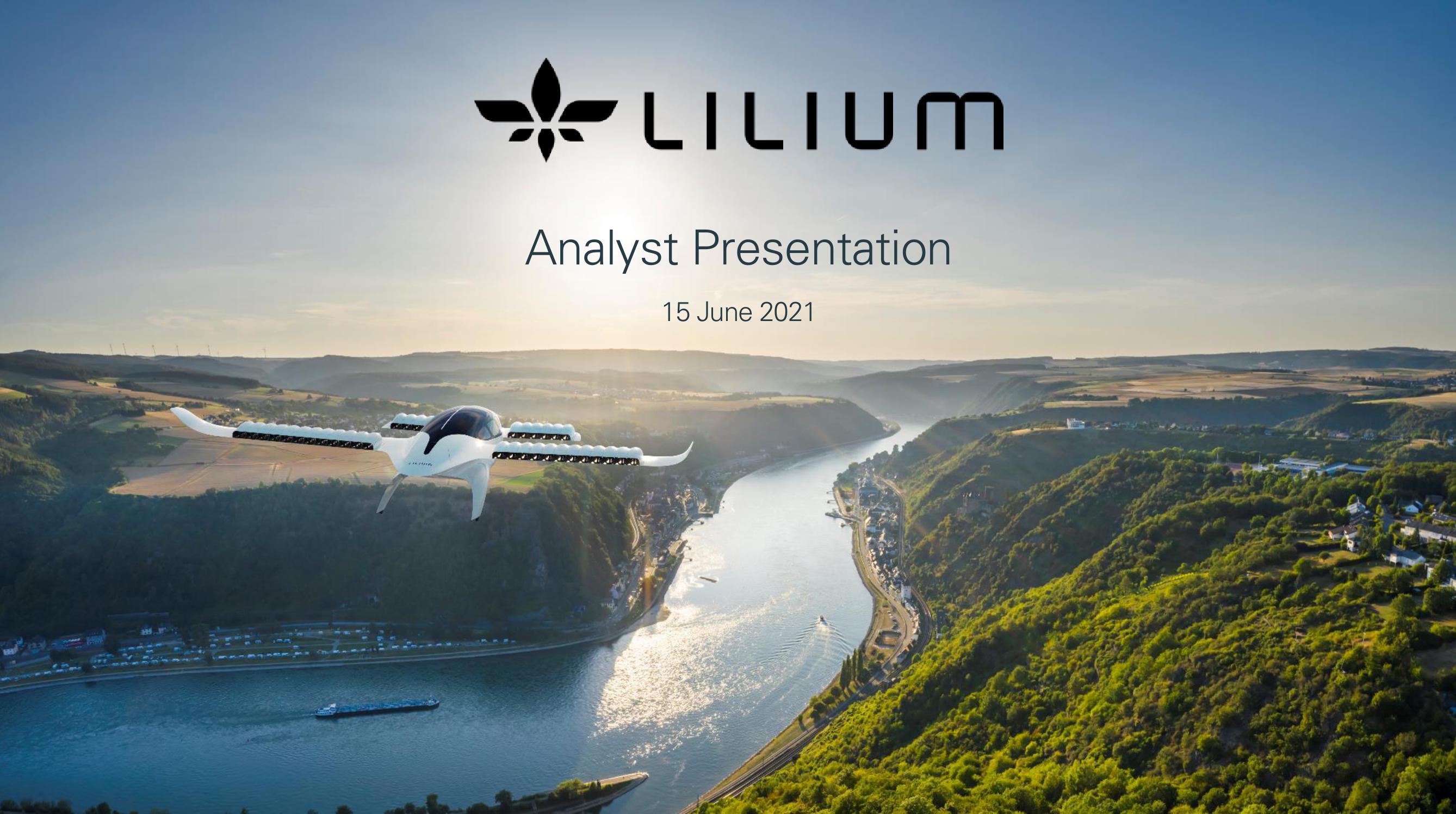 Lilium SPAC Presentation Deck image