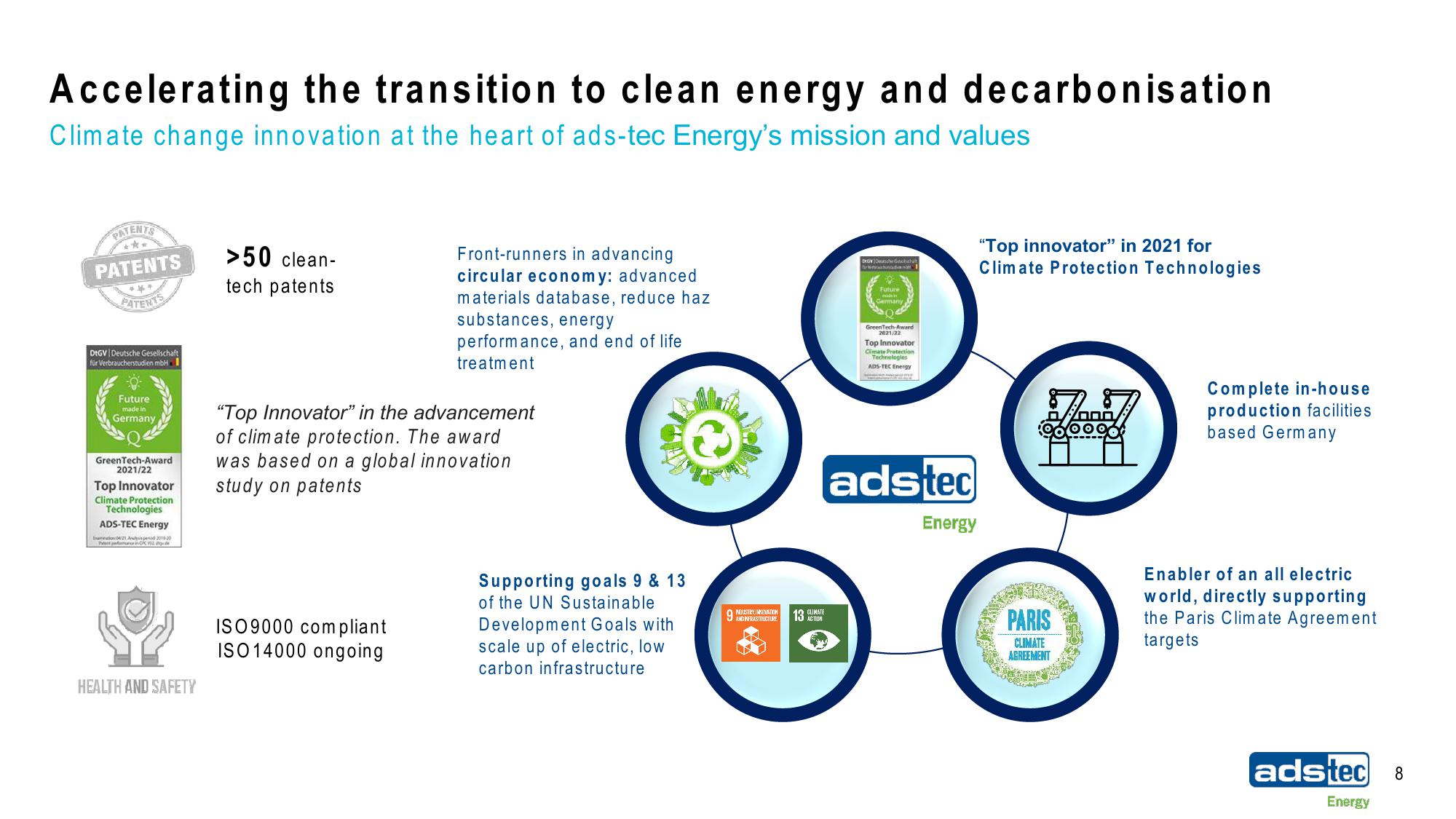 ads-tec Energy SPAC Presentation Deck slide image #8