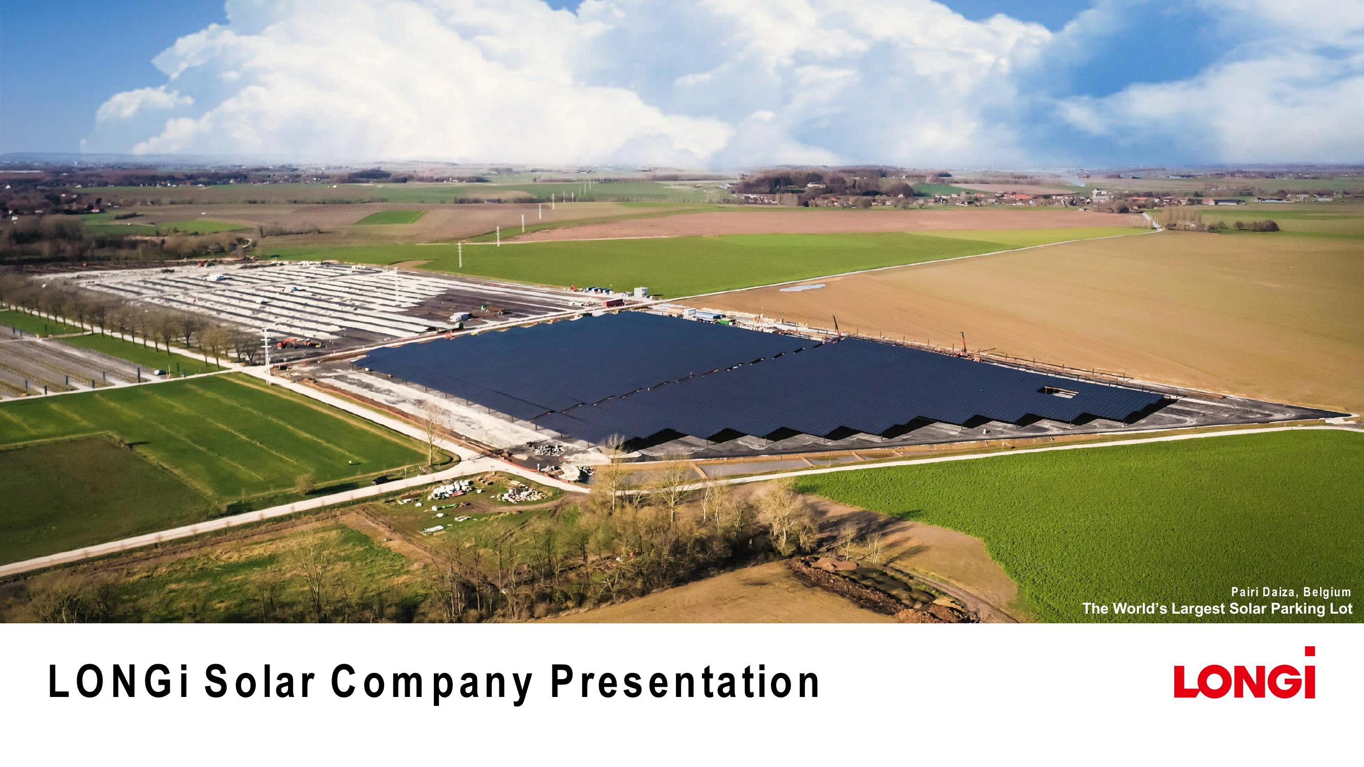 LONGi Solar Company Presentation image