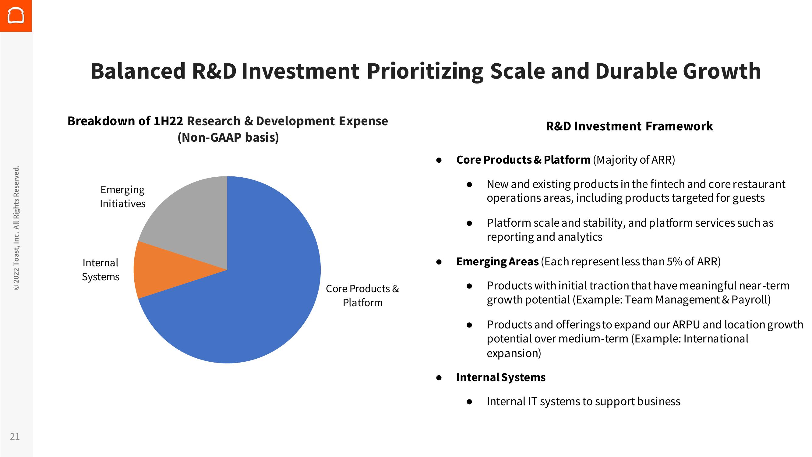 Toast Results Presentation Deck slide image #21