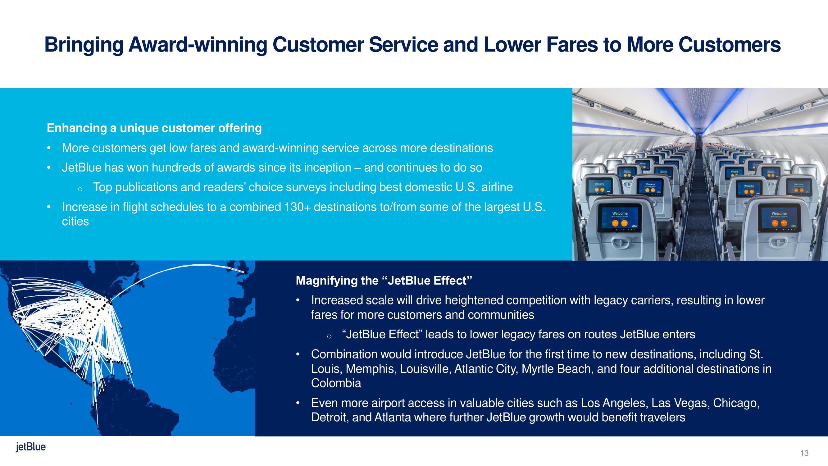 jetBlue Mergers and Acquisitions Presentation Deck slide image #13