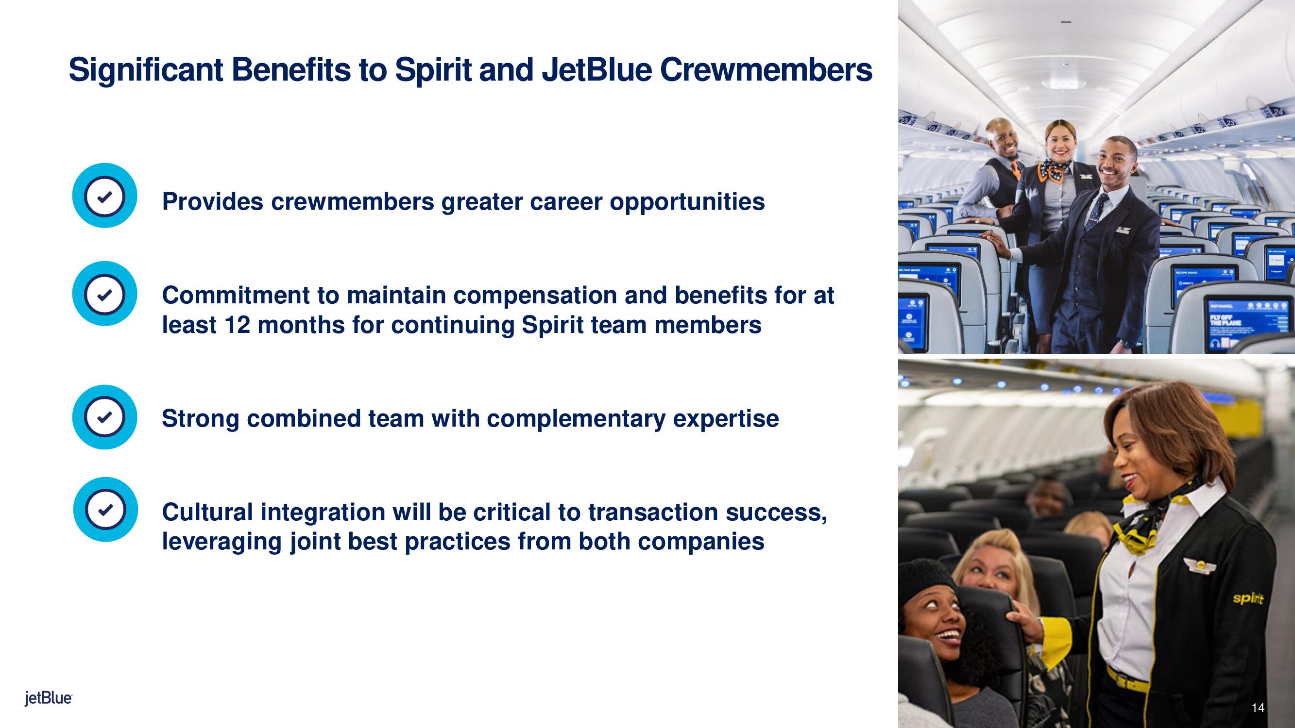 jetBlue Mergers and Acquisitions Presentation Deck slide image #14