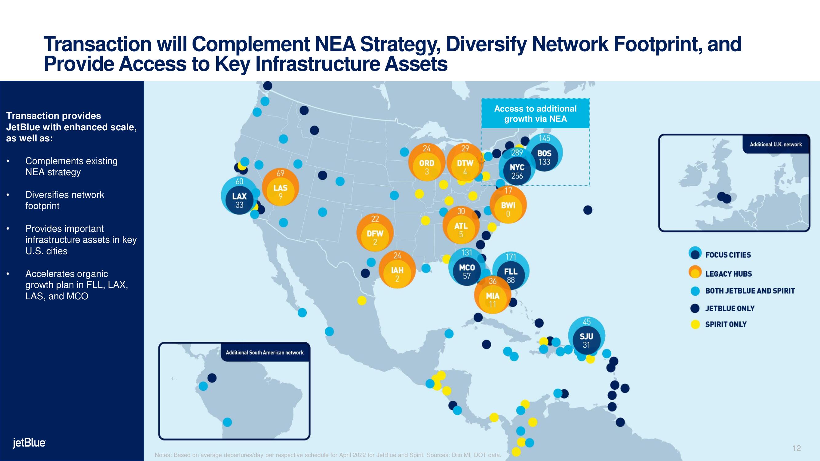 jetBlue Mergers and Acquisitions Presentation Deck slide image #12