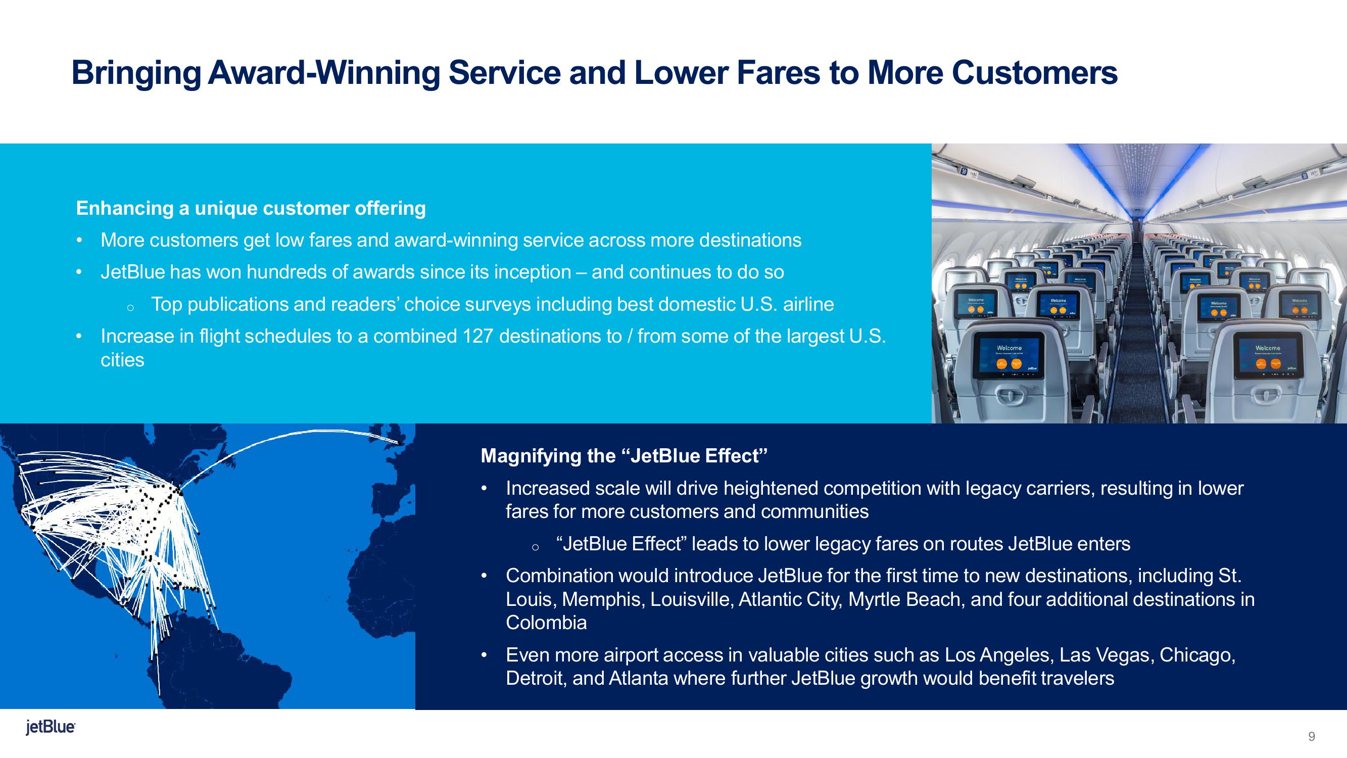 jetBlue Mergers and Acquisitions Presentation Deck slide image #9