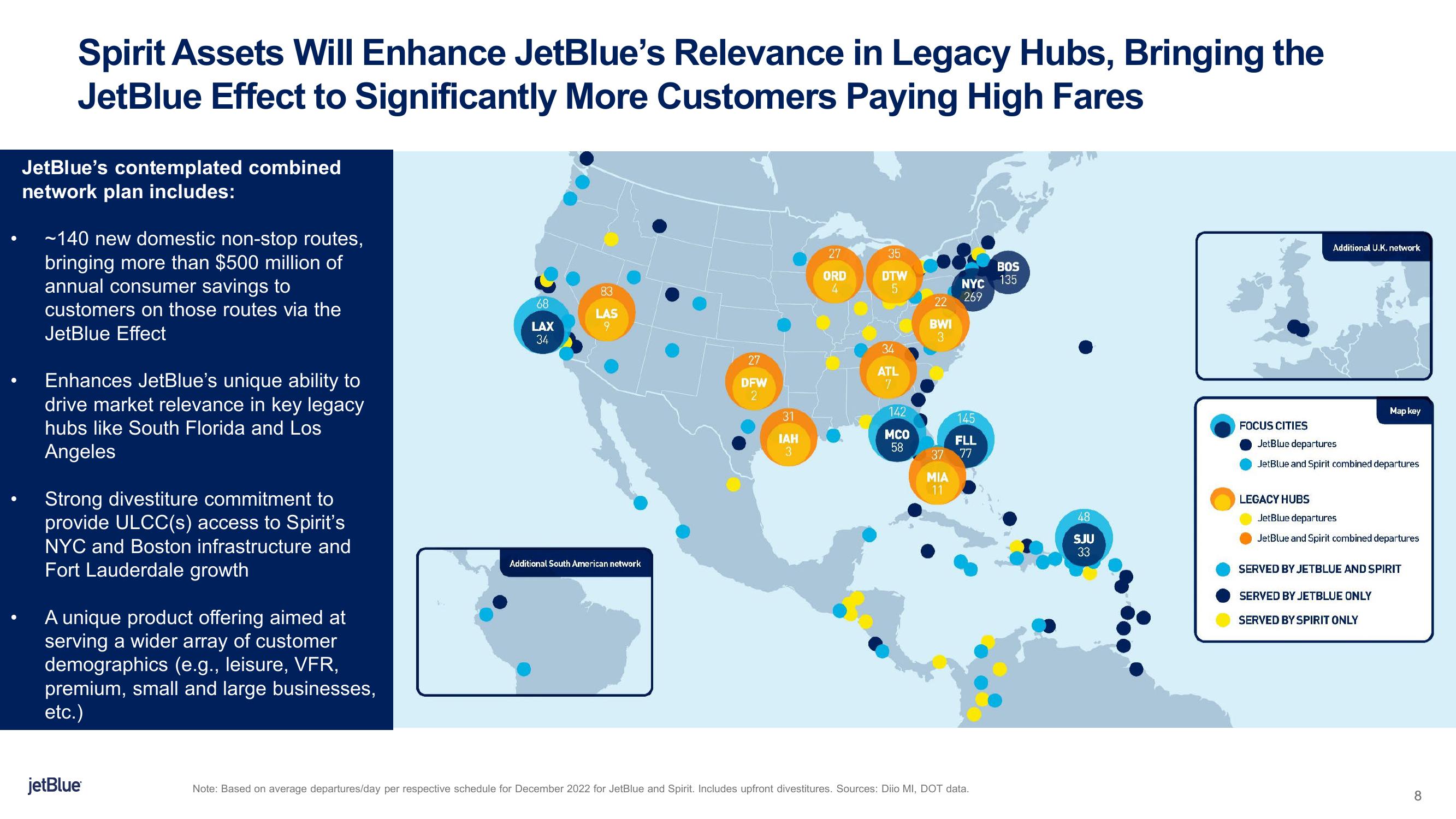 jetBlue Mergers and Acquisitions Presentation Deck slide image #8