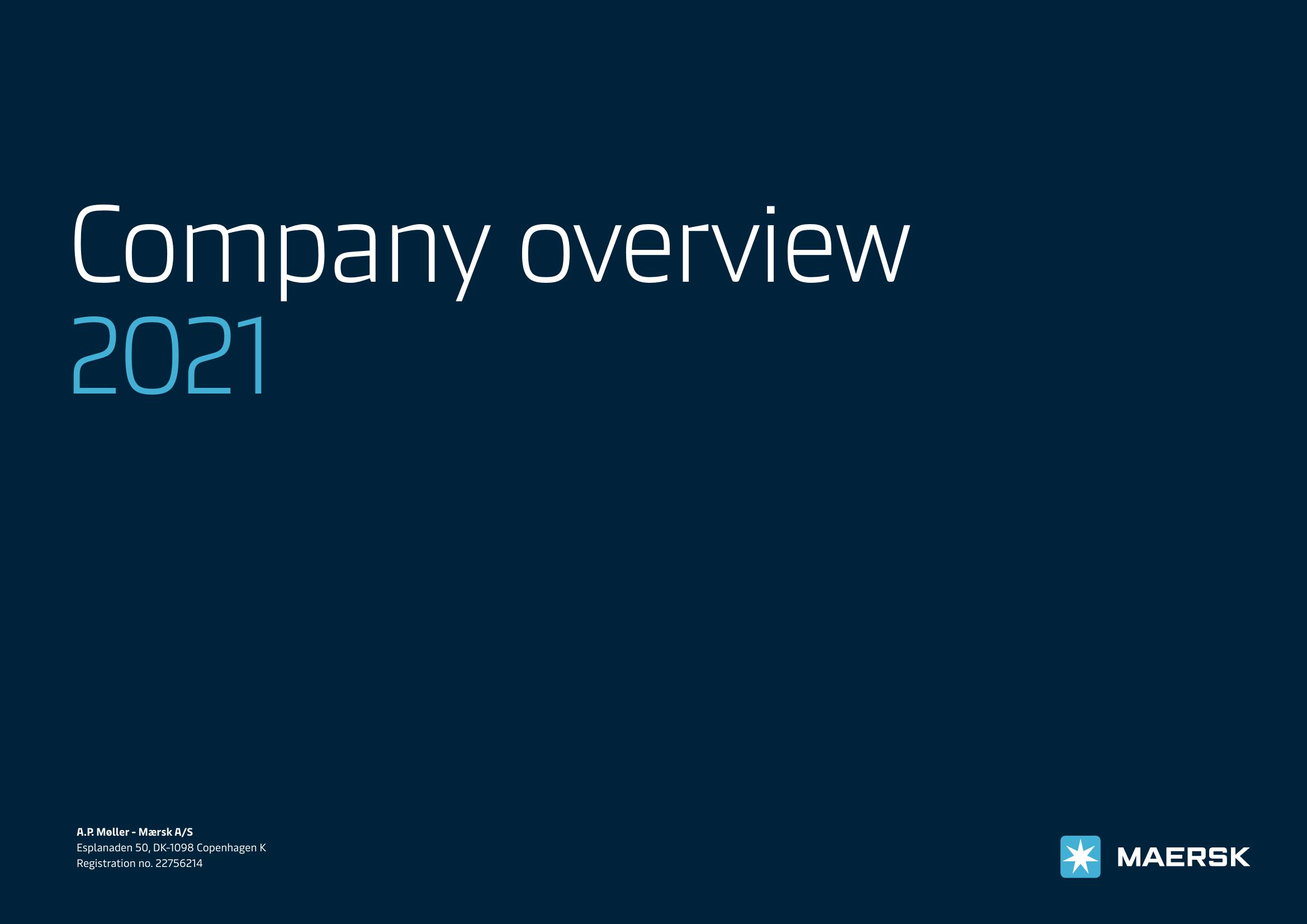 Maersk Investor Presentation Deck image