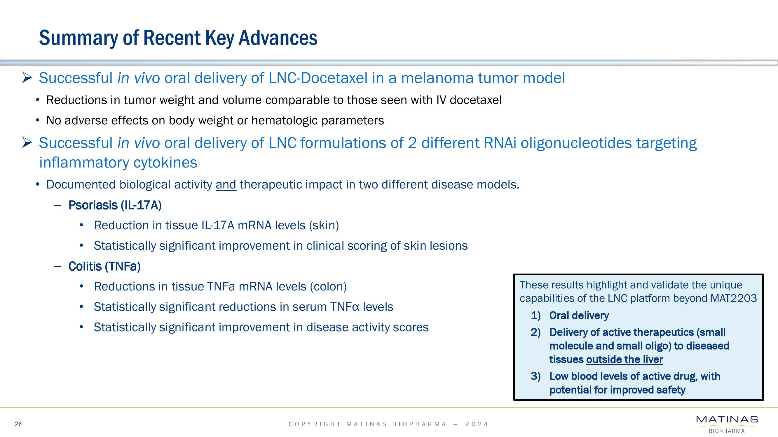 Matinas BioPharma Investor Presentation Deck slide image #26