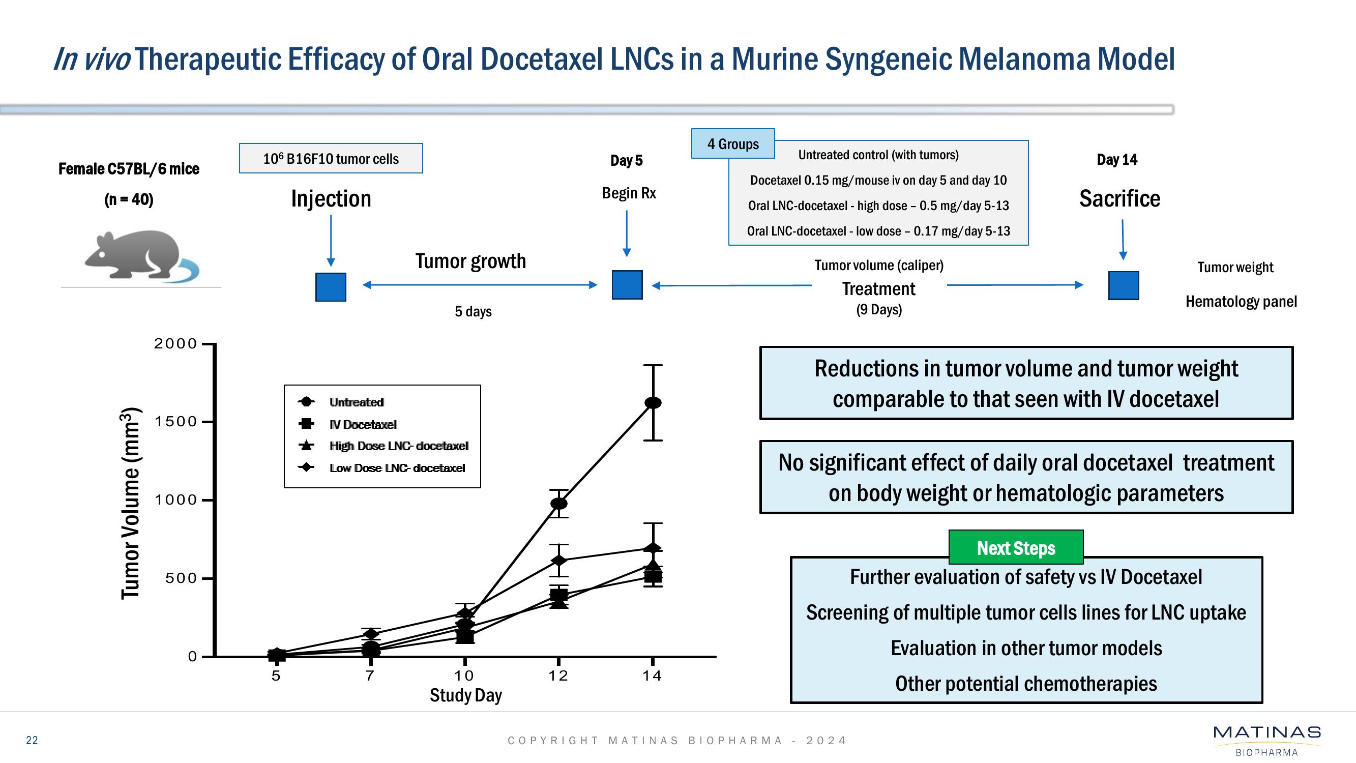 Matinas BioPharma Investor Presentation Deck slide image #22